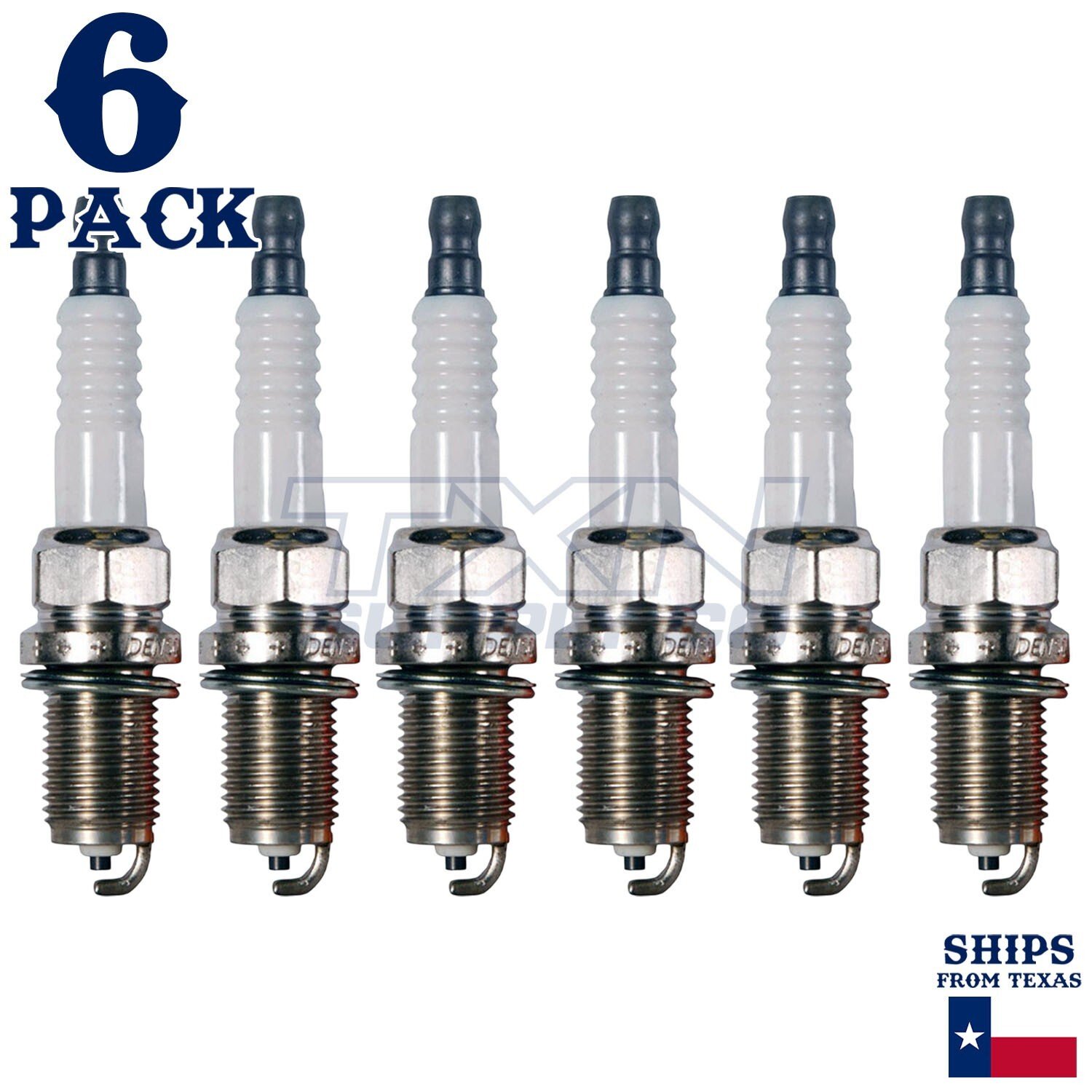 6 Pack Denso 3299 Standard Spark Plugs K22PR-L11