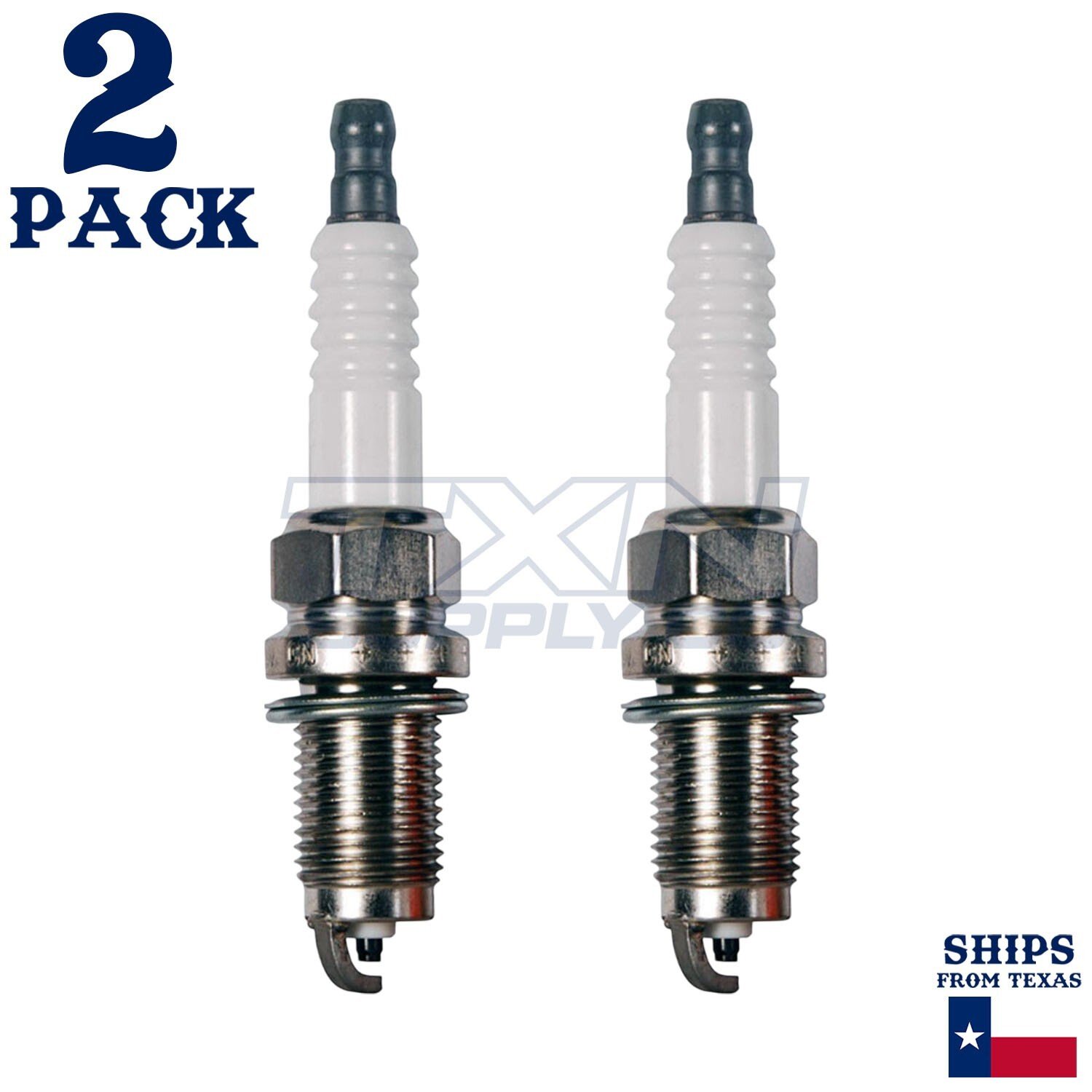 2 Pack Denso 3374 Standard Spark Plugs KJ20DR-M11 - Image 1