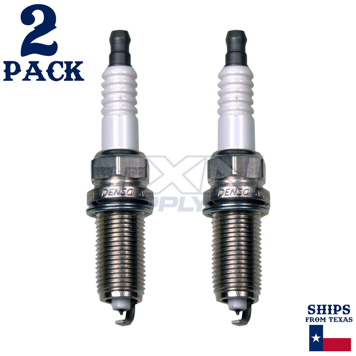 2 Pack Denso 3417 Iridium Long Life Spark Plugs SK16HR11 - Image 2