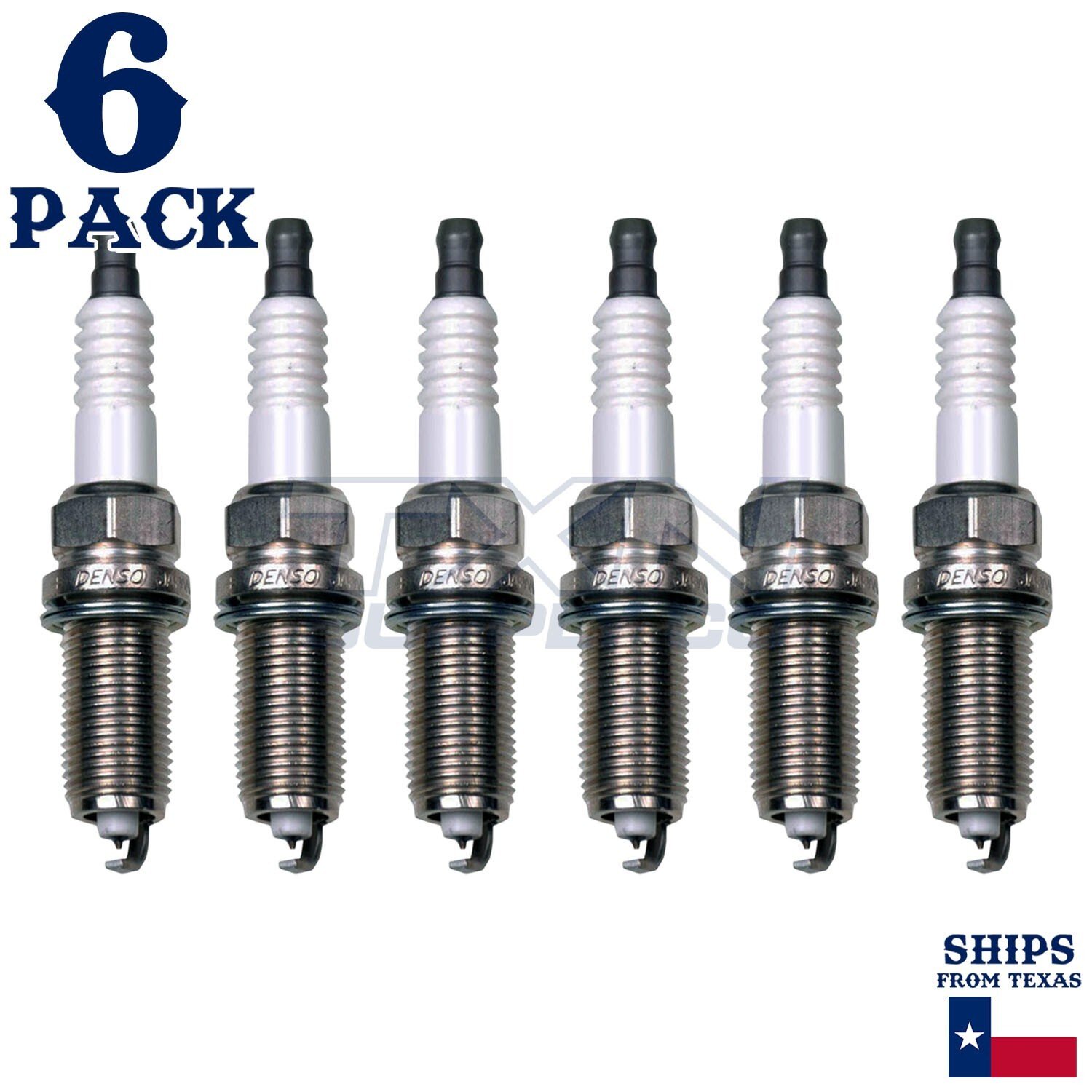 6 Pack Denso 3417 Iridium Long Life Spark Plugs SK16HR11 - Image 2