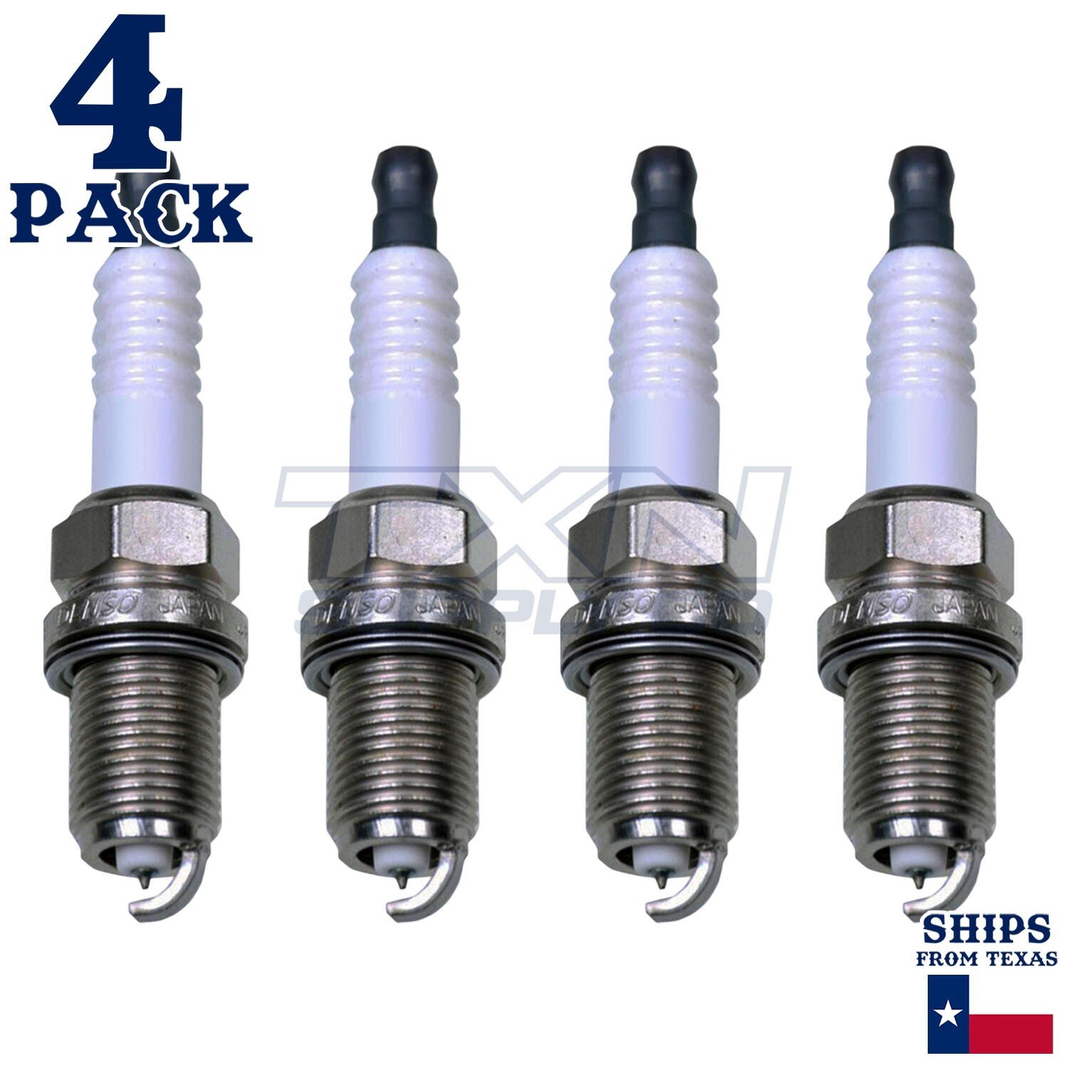 4 Pack Denso 3419 Iridium Long Life Spark Plugs SK22PR-M11S - Image 1