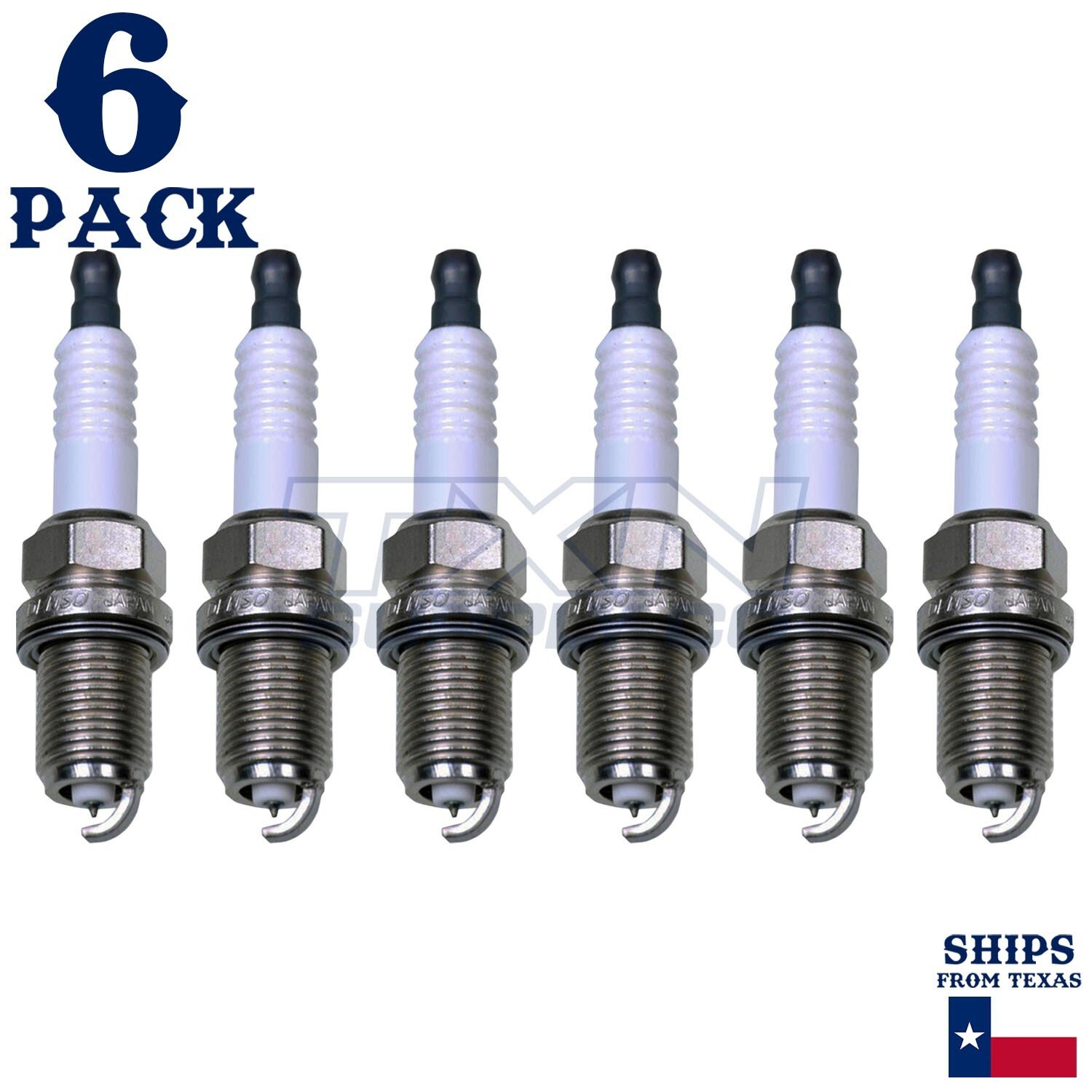 6 Pack Denso 3419 Iridium Long Life Spark Plugs SK22PR-M11S