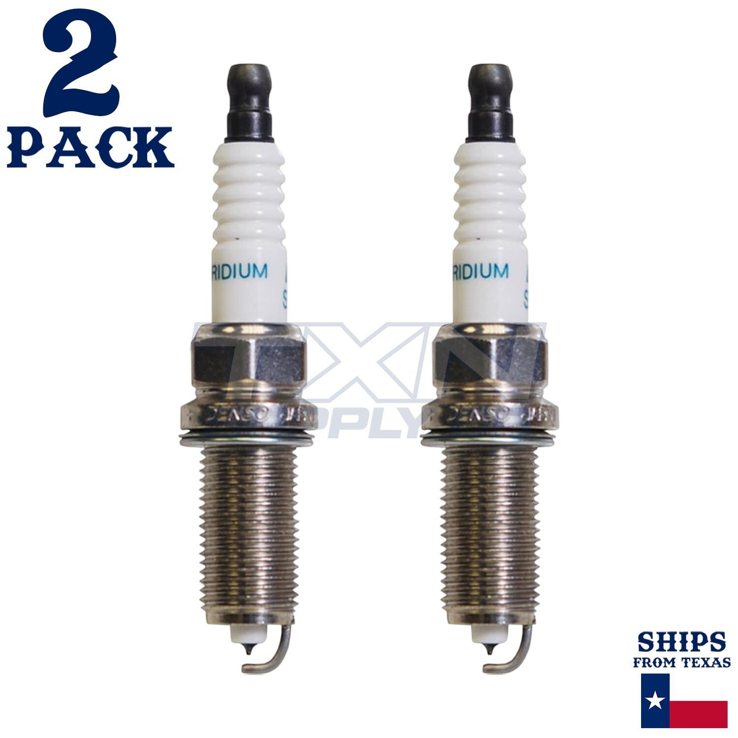 2 Pack Denso 3421 Iridium Long Life Spark Plugs SK20HR11 - Image 1