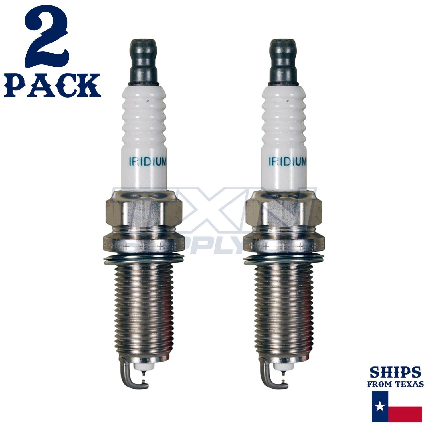 2 Pack Denso 3426 Iridium Long Life Spark Plugs FK20HR11 - Image 1