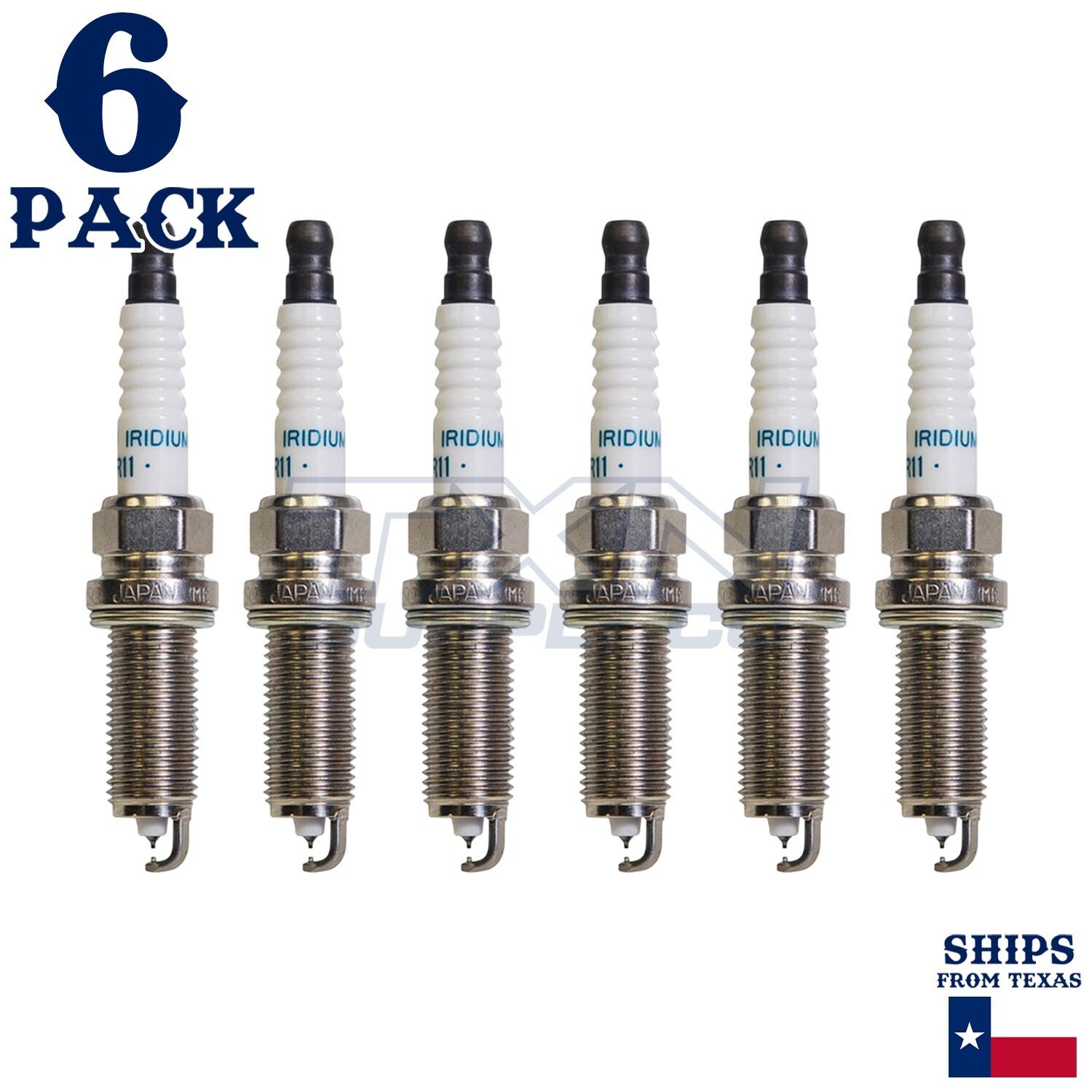 6 Pack Denso 3439 Iridium Long Life Spark Plugs FXE20HR11