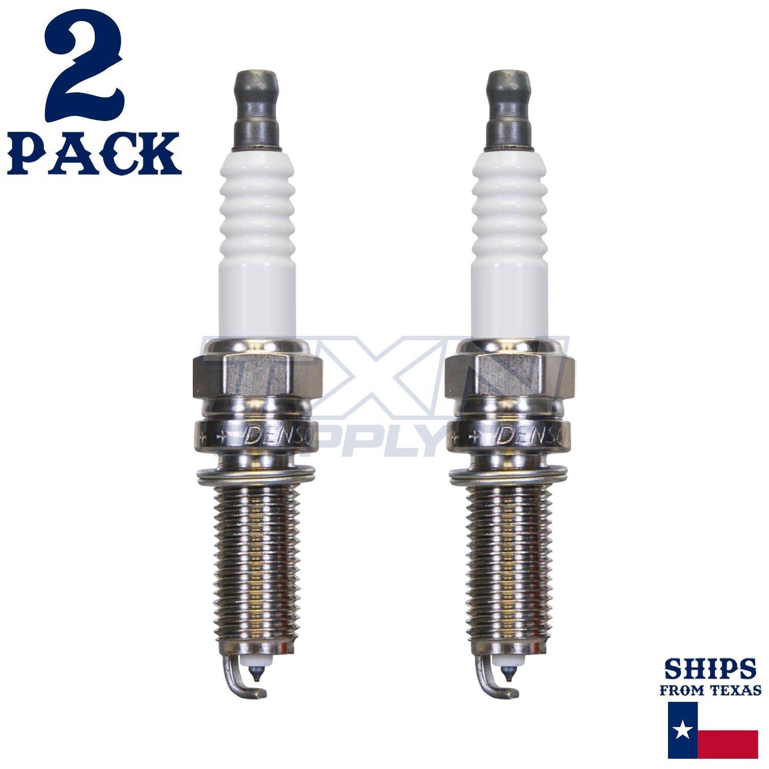 2 Pack Denso 3441 Iridium Long Life Spark Plugs SXU22HDR8 - Image 1