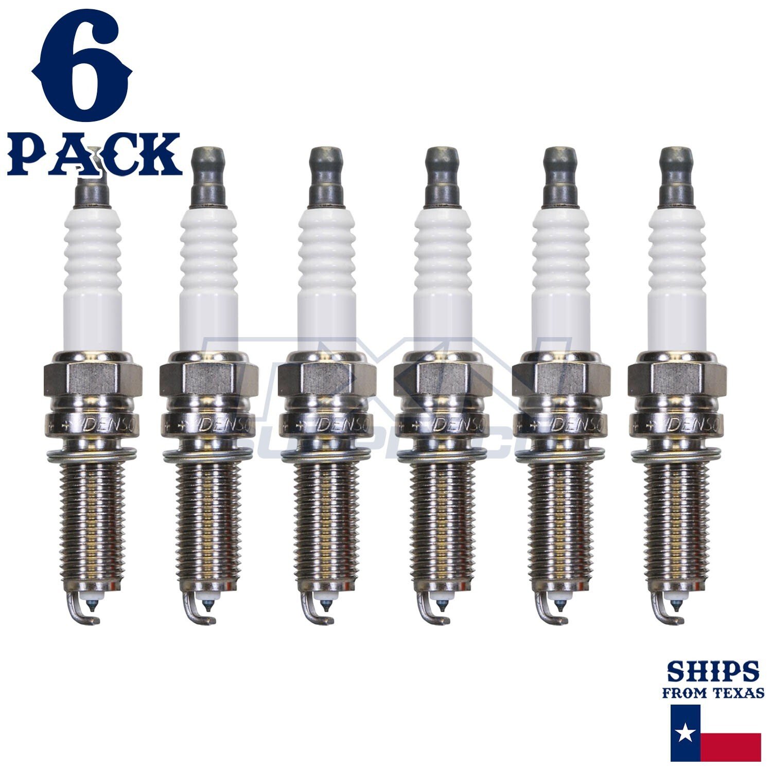 6 Pack Denso 3441 Iridium Long Life Spark Plugs SXU22HDR8