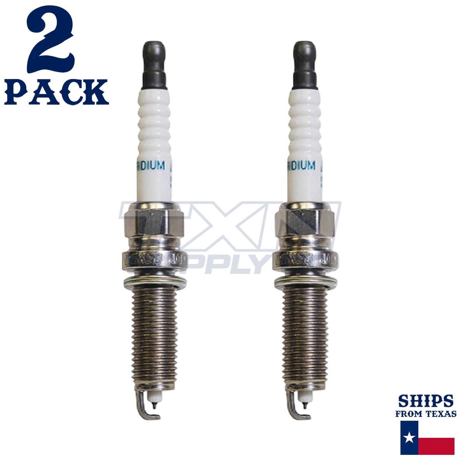 2 Pack Denso 3444 Iridium Long Life Spark Plugs SC20HR11 - Image 1