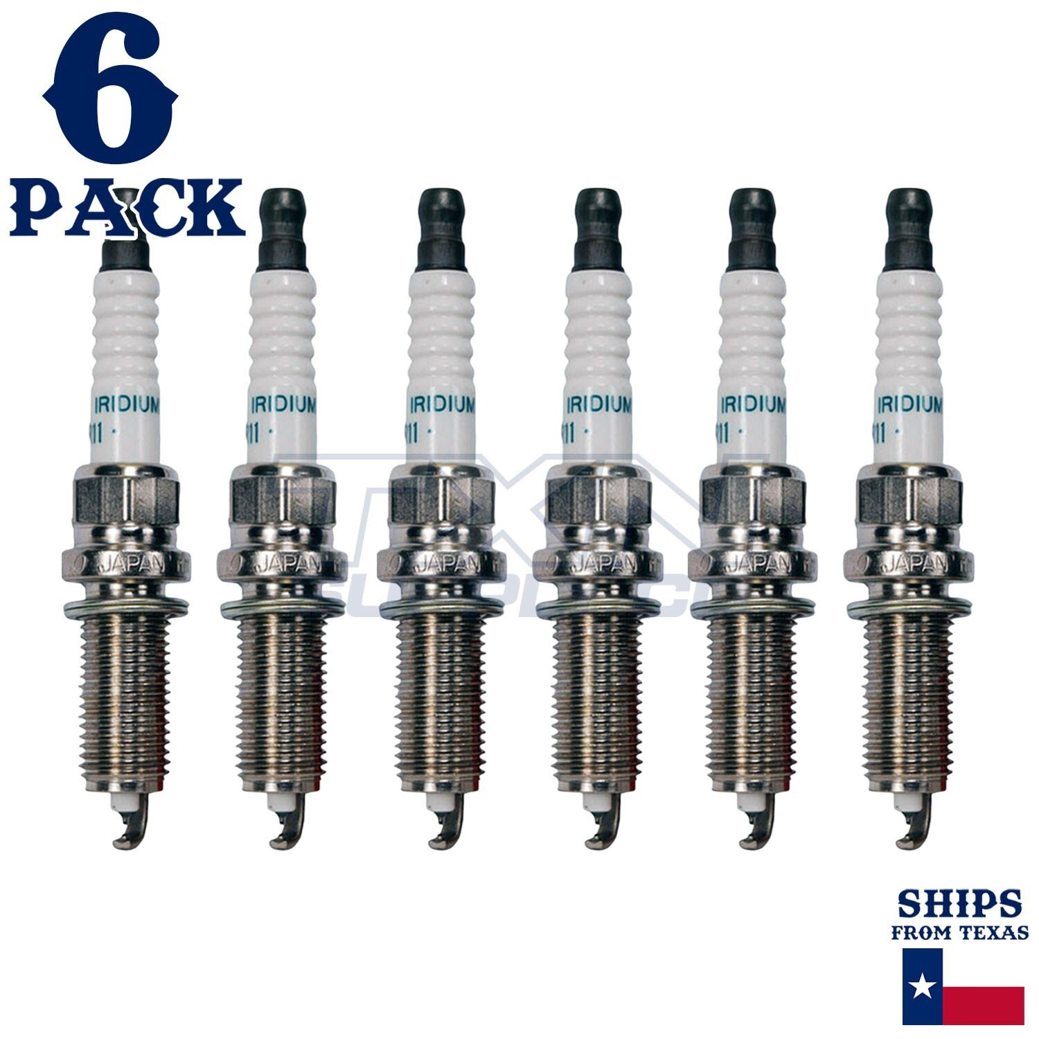 6 Pack Denso 3457 Iridium Long Life Spark Plugs FXE24HR-11
