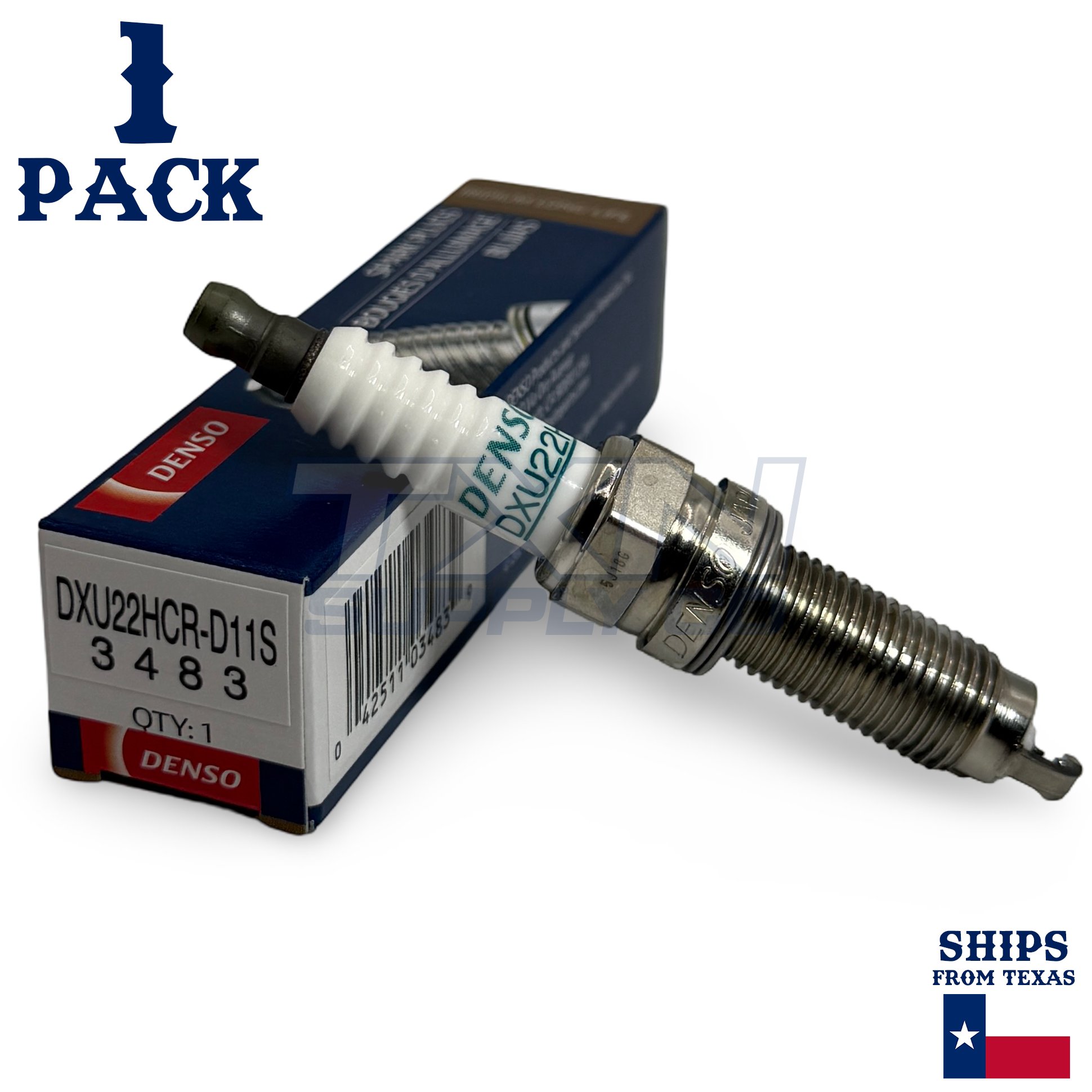 1 Pack Denso 3483 Iridium Long Life Spark Plug DXU22HCR-D11S - Image 1