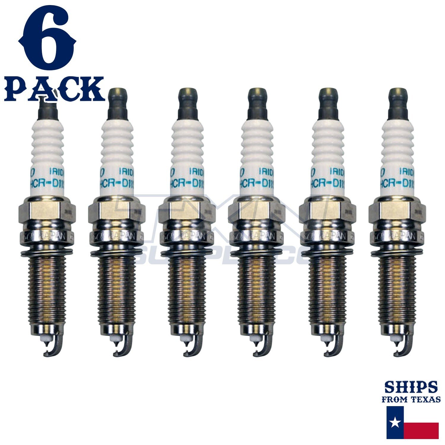 6 Pack Denso 3483 Iridium Long Life Spark Plugs DXU22HCR-D11S - Image 2