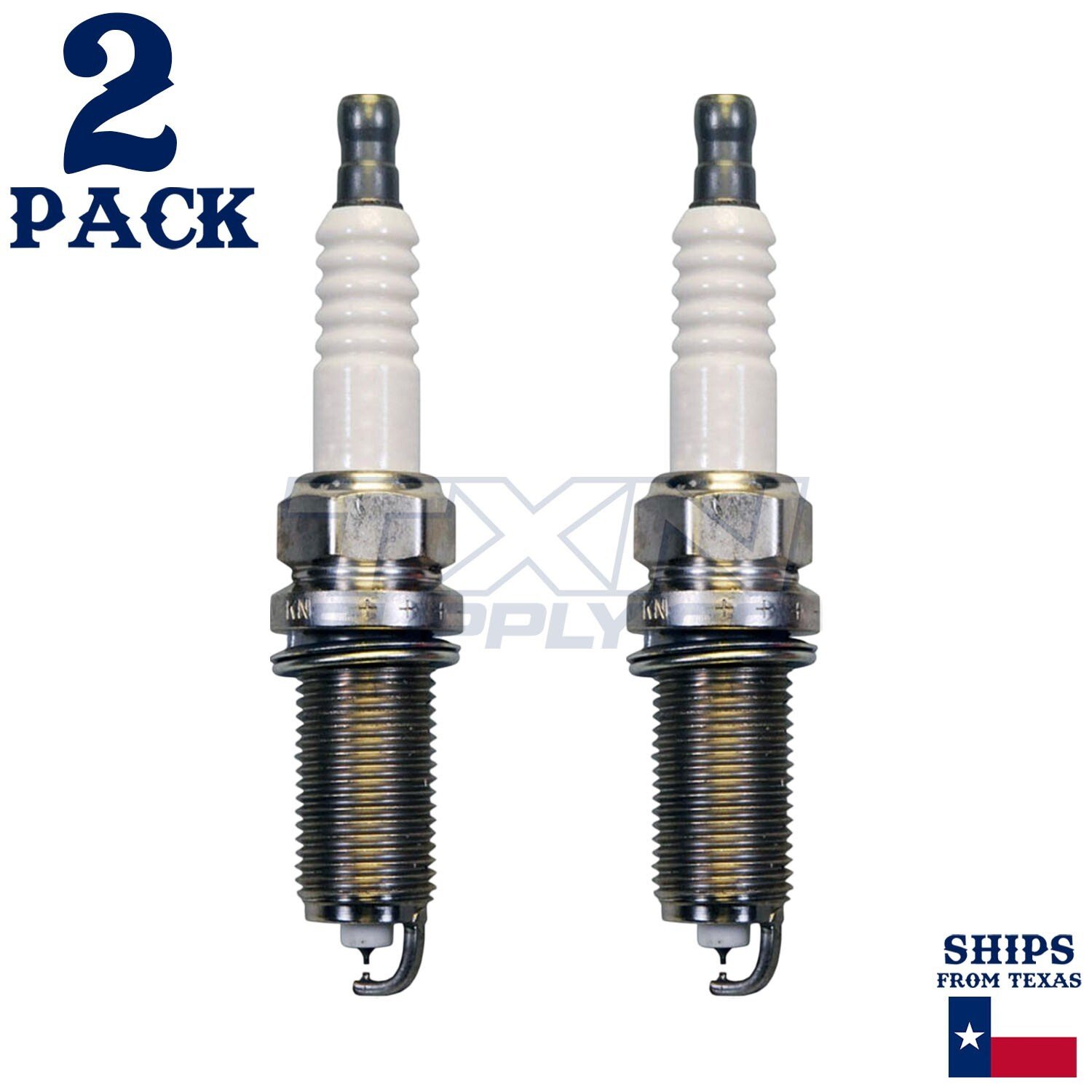 2 Pack Denso 3484 Iridium Long Life Spark Plugs FK16HR-A8 - Image 1