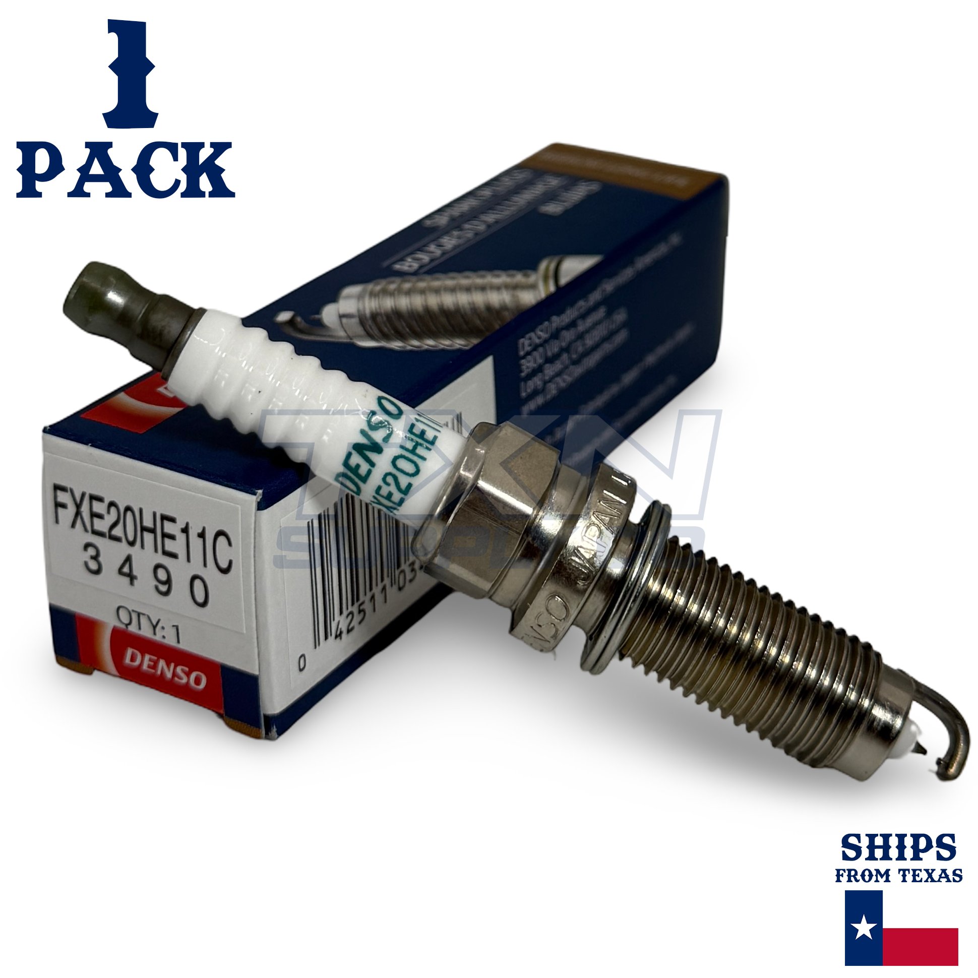 1 Pack Denso 3490 Iridium Long Life Spark Plug FXE20HE11C - Image 1
