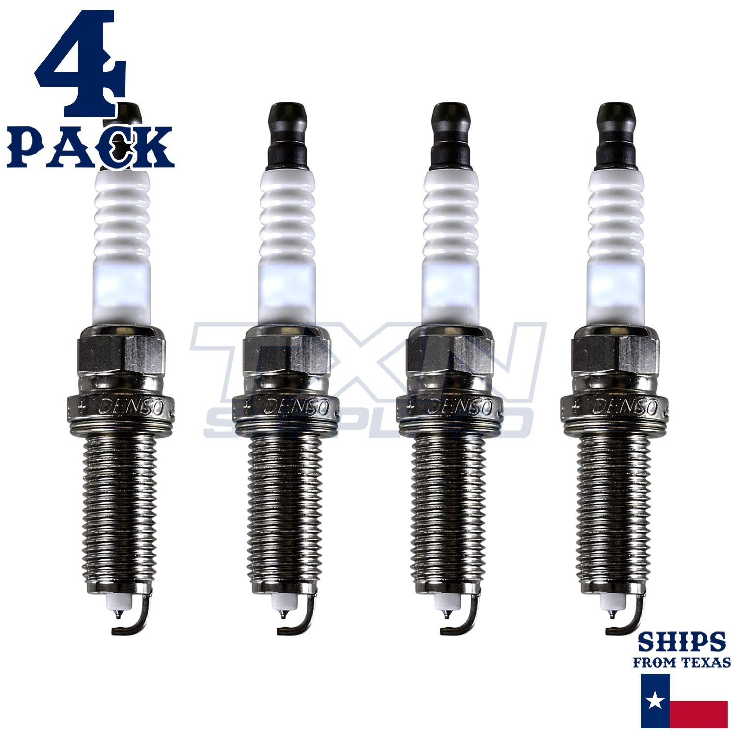 4 Pack Denso 3499 Iridium Long Life Spark Plugs SC16HR11 - Image 1