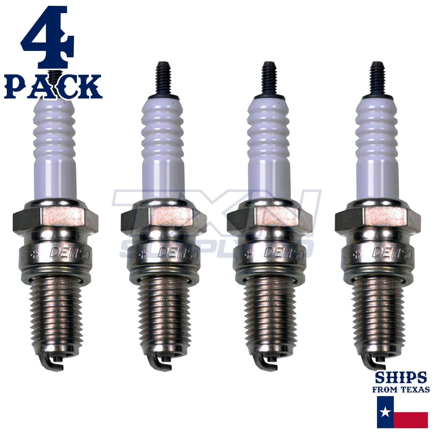4 Pack Denso 4101 U-Groove Spark Plugs X24ESR-U - Image 1