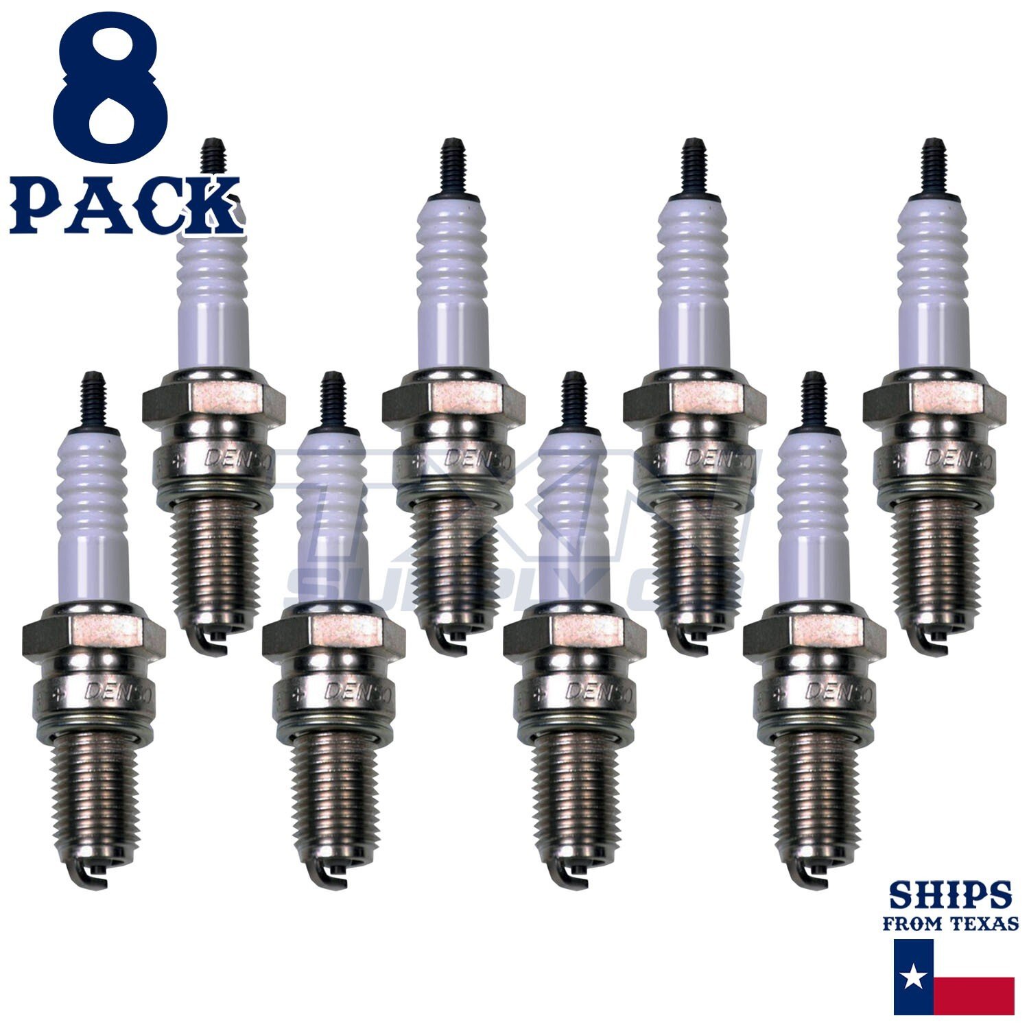 8 Pack Denso 4101 U-Groove Spark Plugs X24ESR-U - Image 1