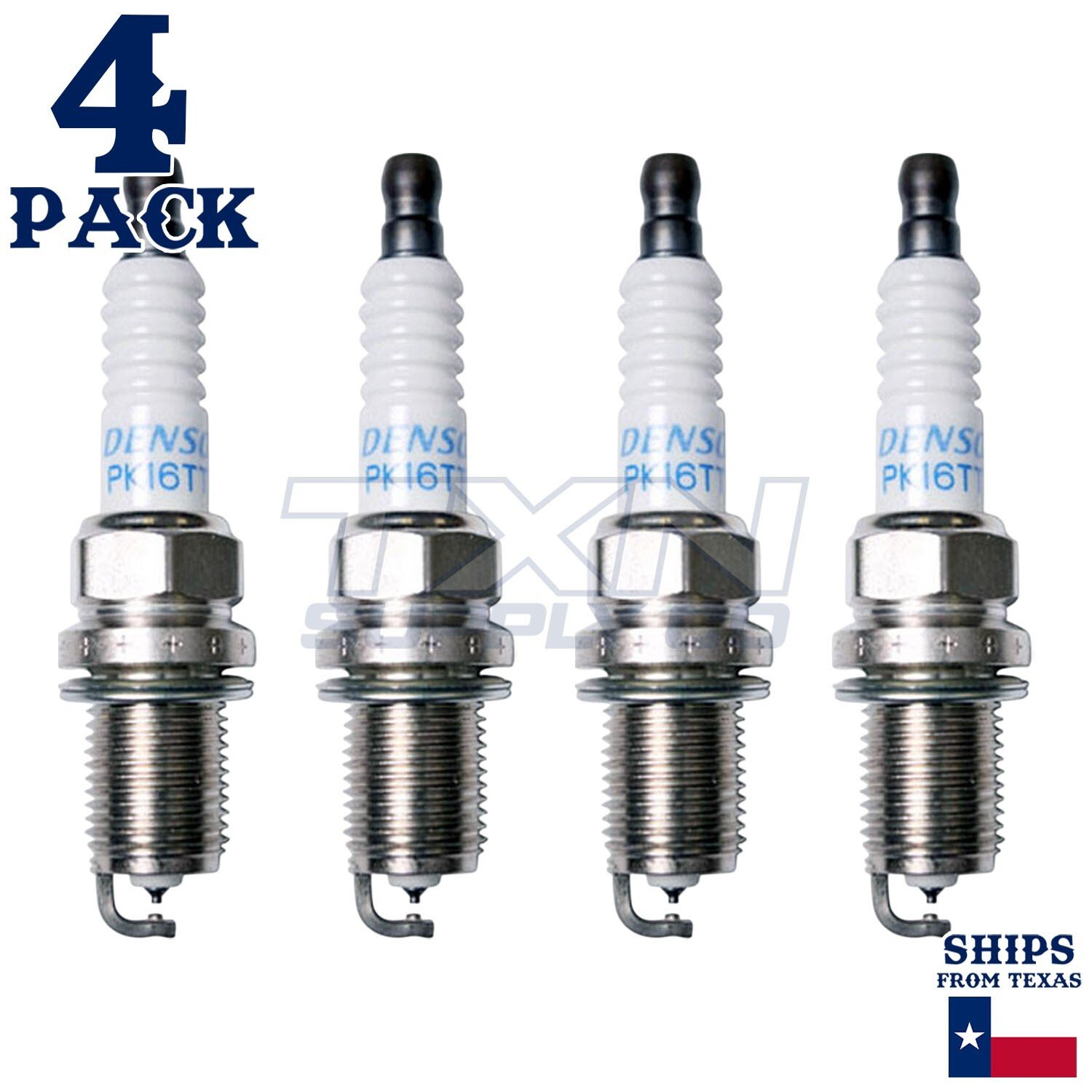 4 Pack Denso 4503 Platinum TT Spark Plugs PK16TT - Image 1