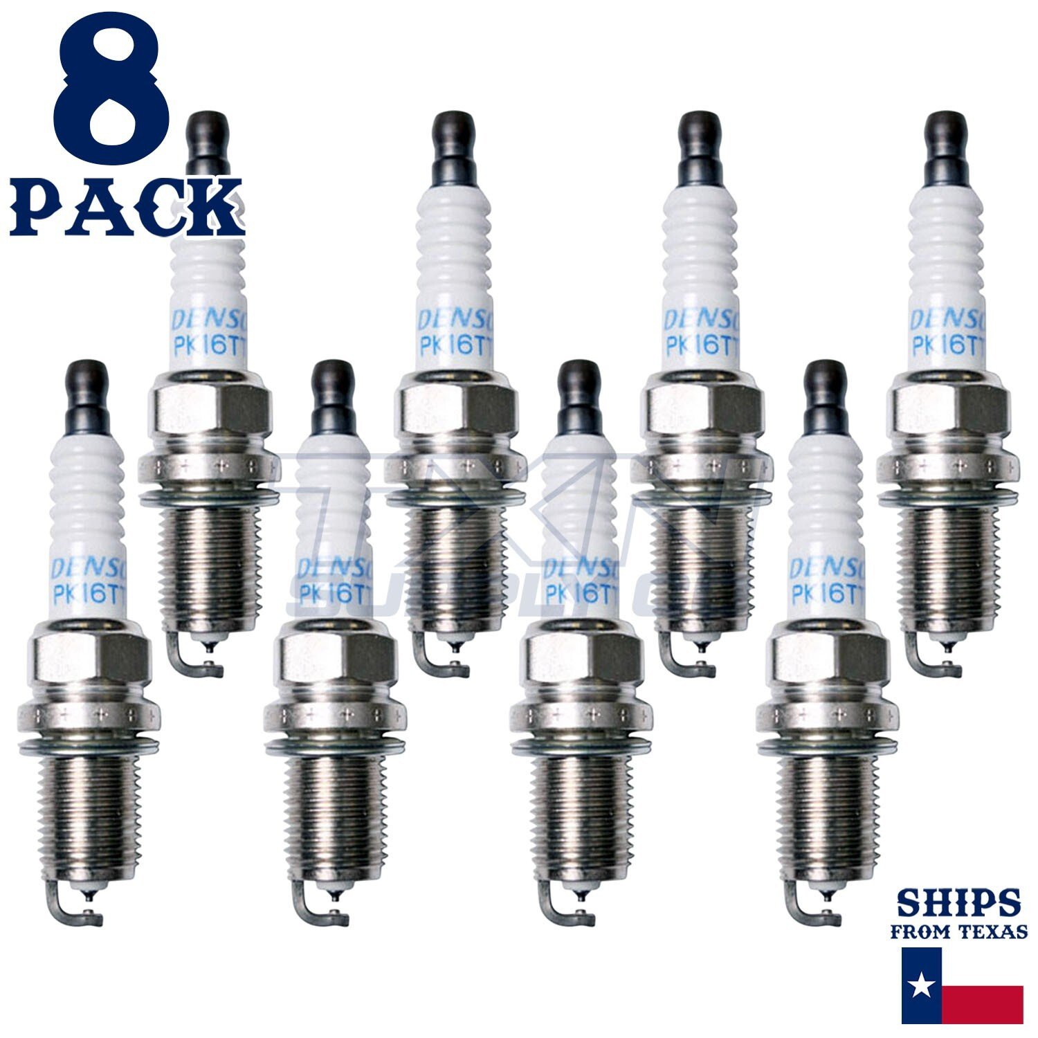 8 Pack Denso 4503 Platinum TT Spark Plugs PK16TT