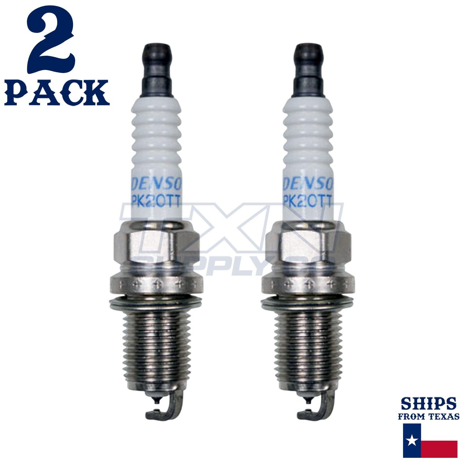 2 Pack Denso 4504 Platinum Power Spark Plugs PK20TT