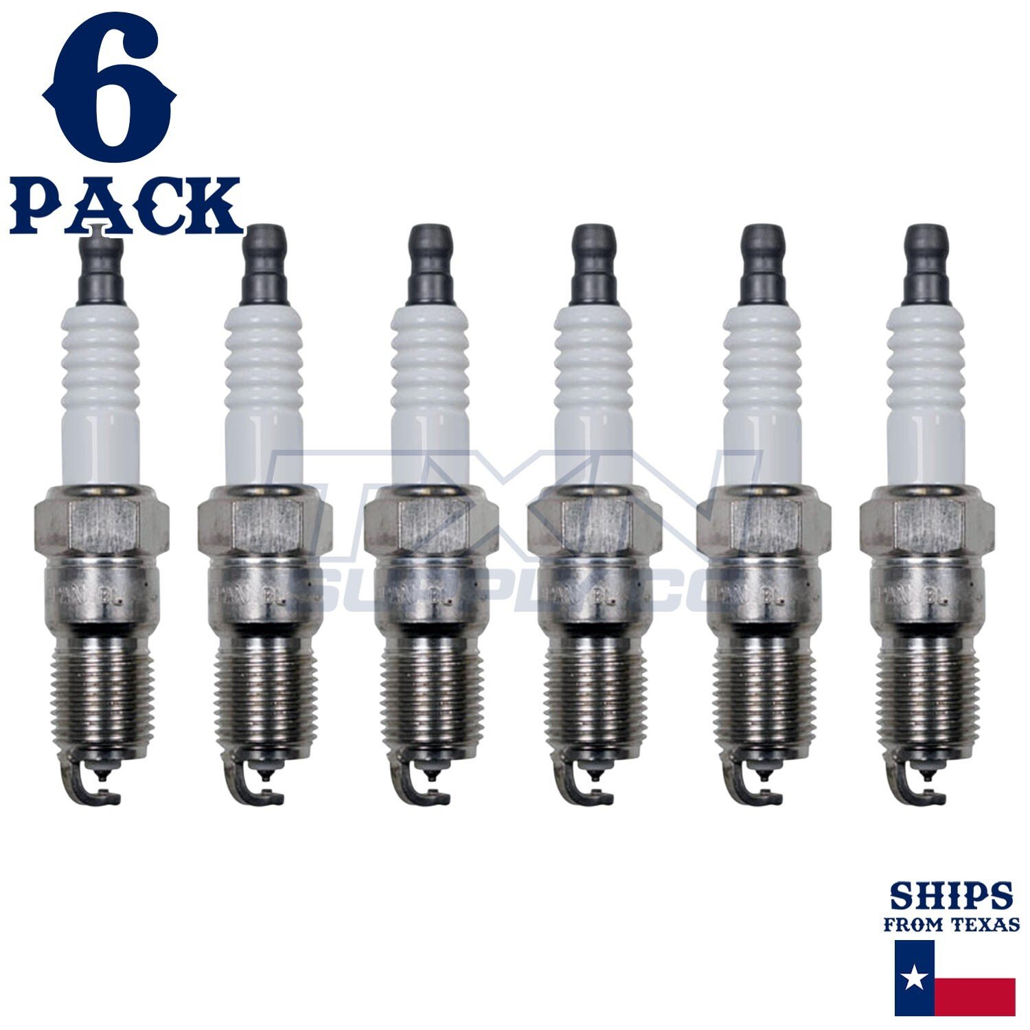 6 Pack Denso 4511 Platinum TT Spark Plugs PT16TT