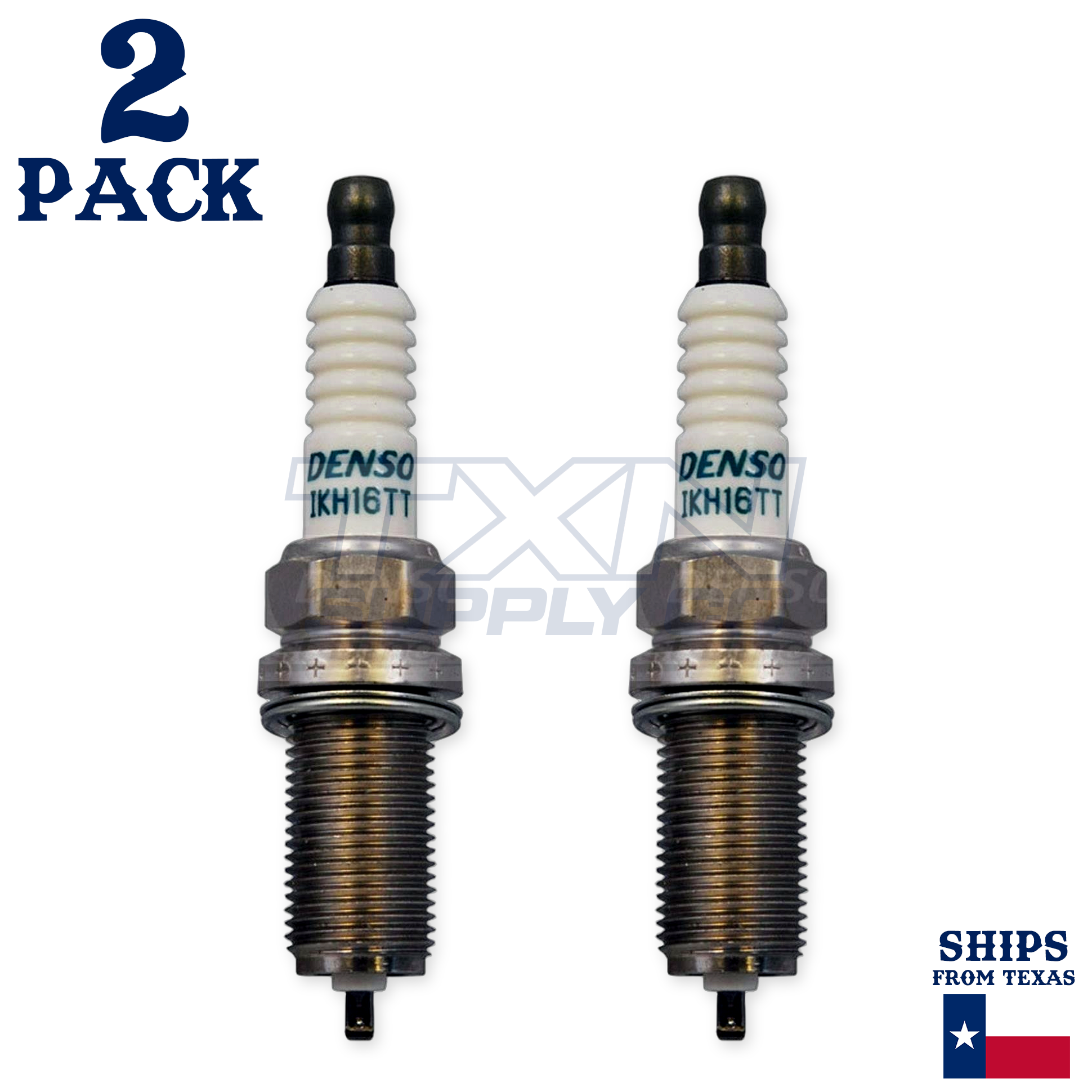 2 Pack Denso 4703 Iridium TT Spark Plugs IKH16TT - Image 1