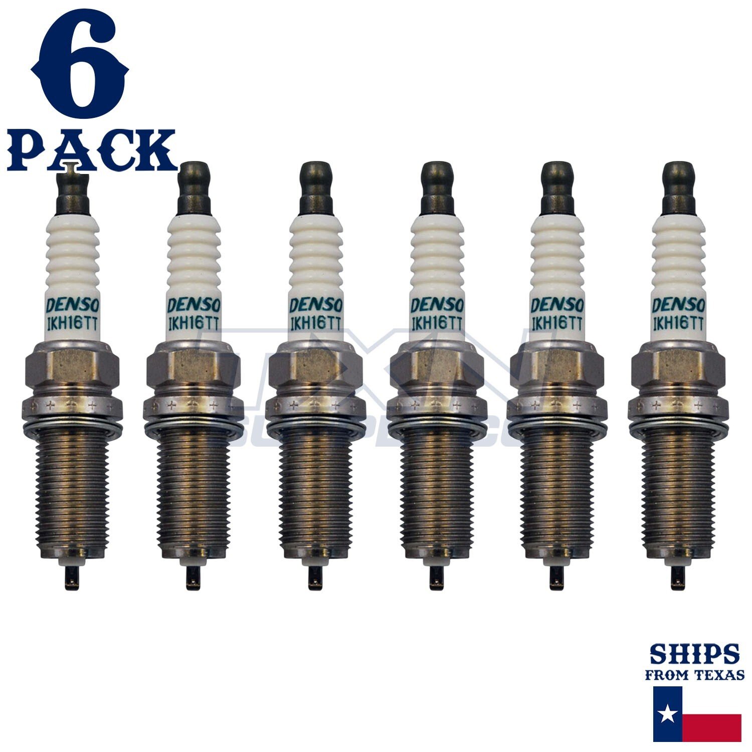 6 Pack Denso 4703 Iridium TT Spark Plugs IKH16TT
