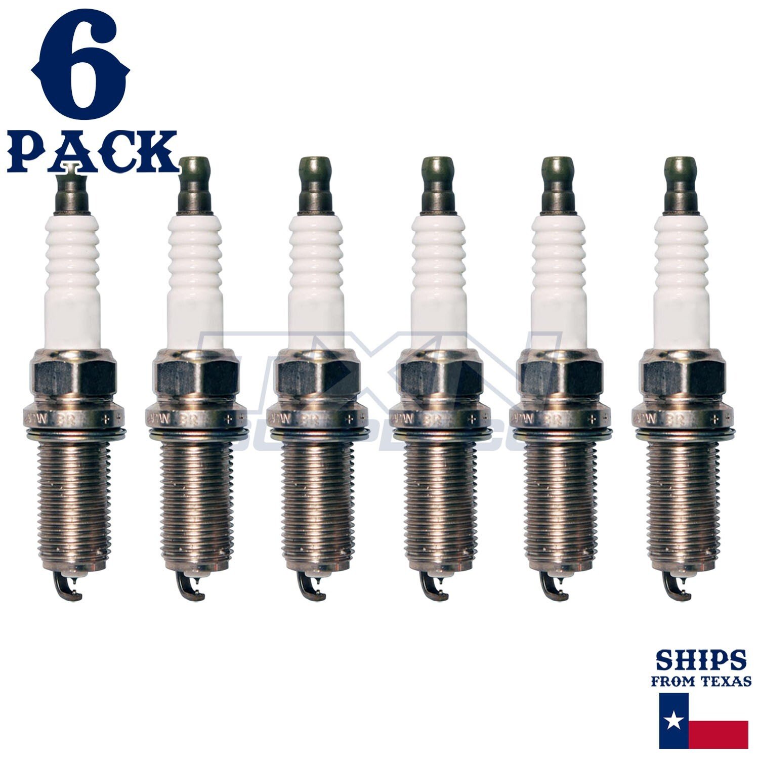 6 Pack Denso 4704 Iridium TT Spark Plugs IKH20TT