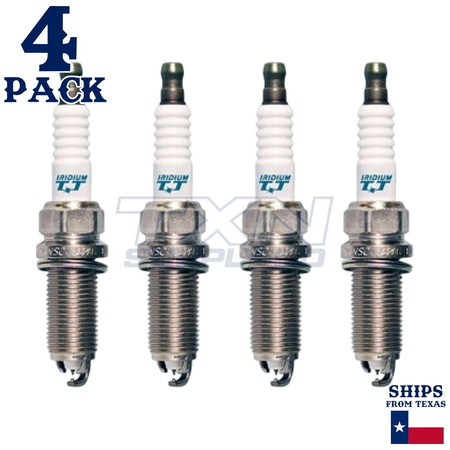 4 Pack Denso 4705 Iridium TT Spark Plugs IKBH20TT - Image 1