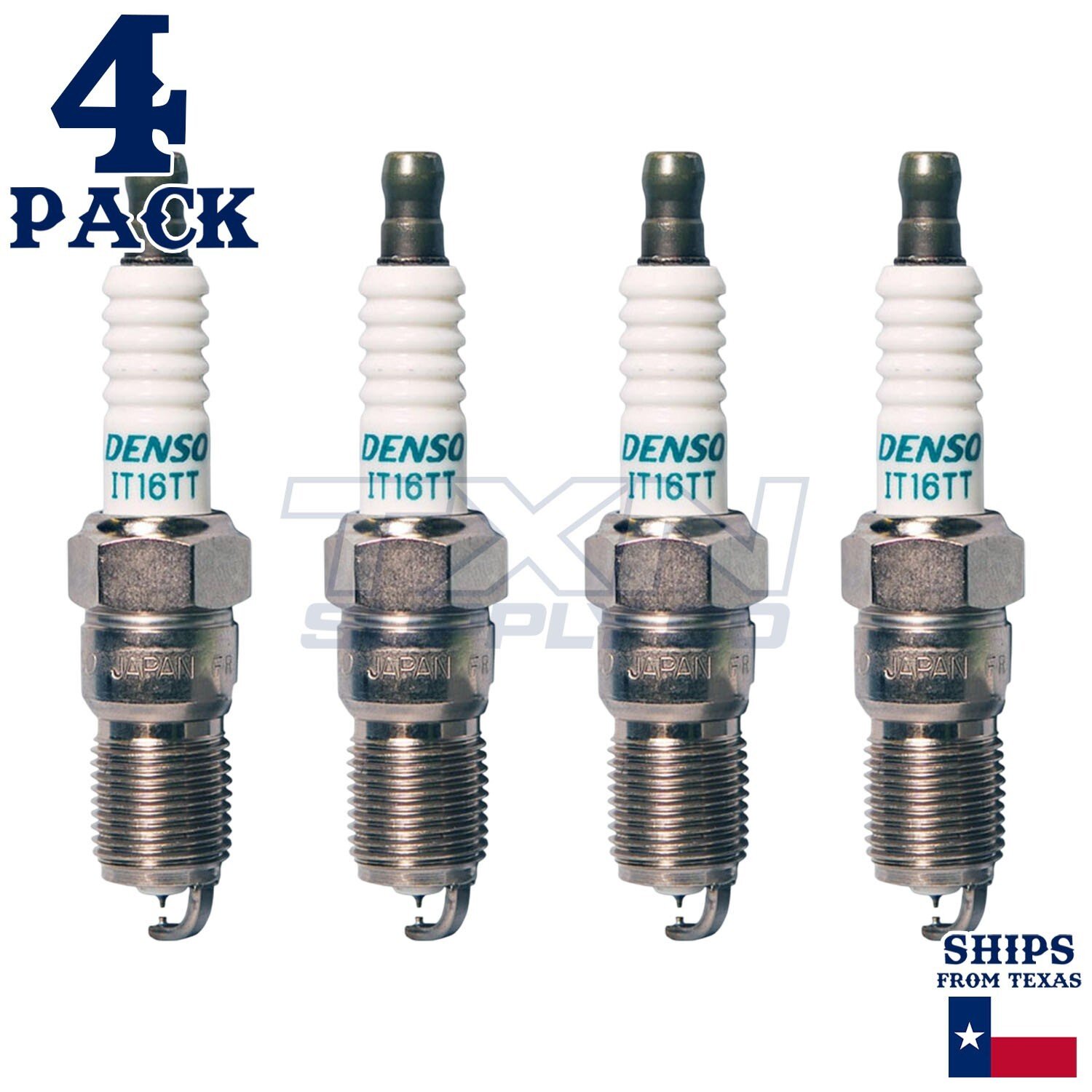4 Pack Denso 4713 Iridium TT Spark Plugs IT16TT - Image 2