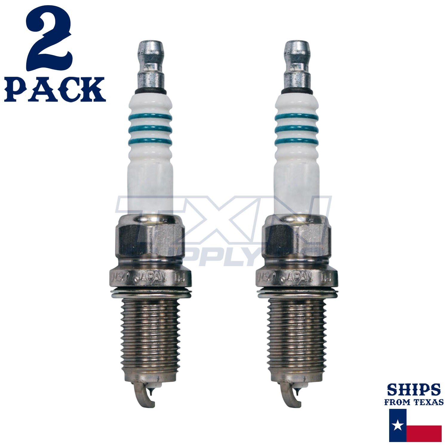 2 Pack Denso 5303 Iridium Power Spark Plugs IK16 - Image 1