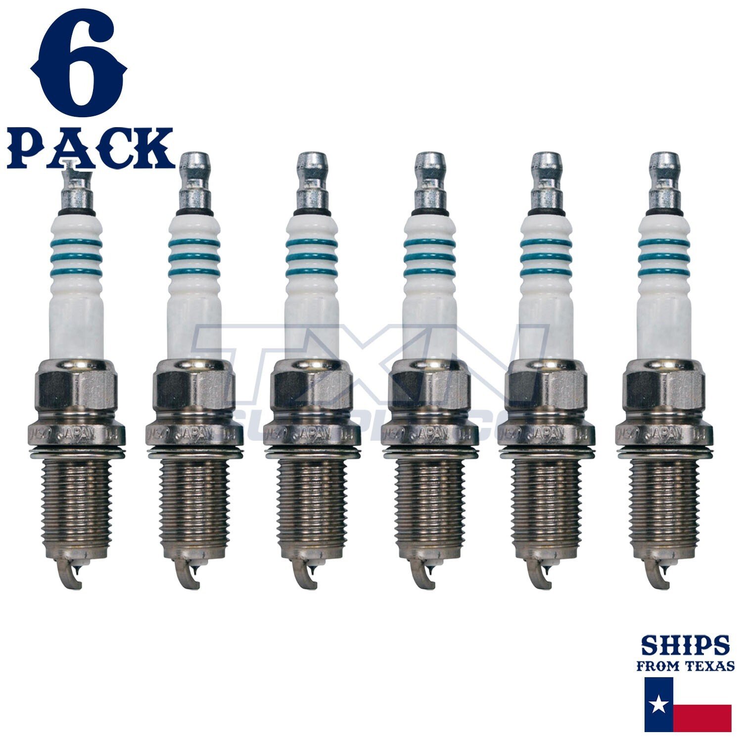 6 Pack Denso 5303 Iridium Power Spark Plugs IK16 - Image 1