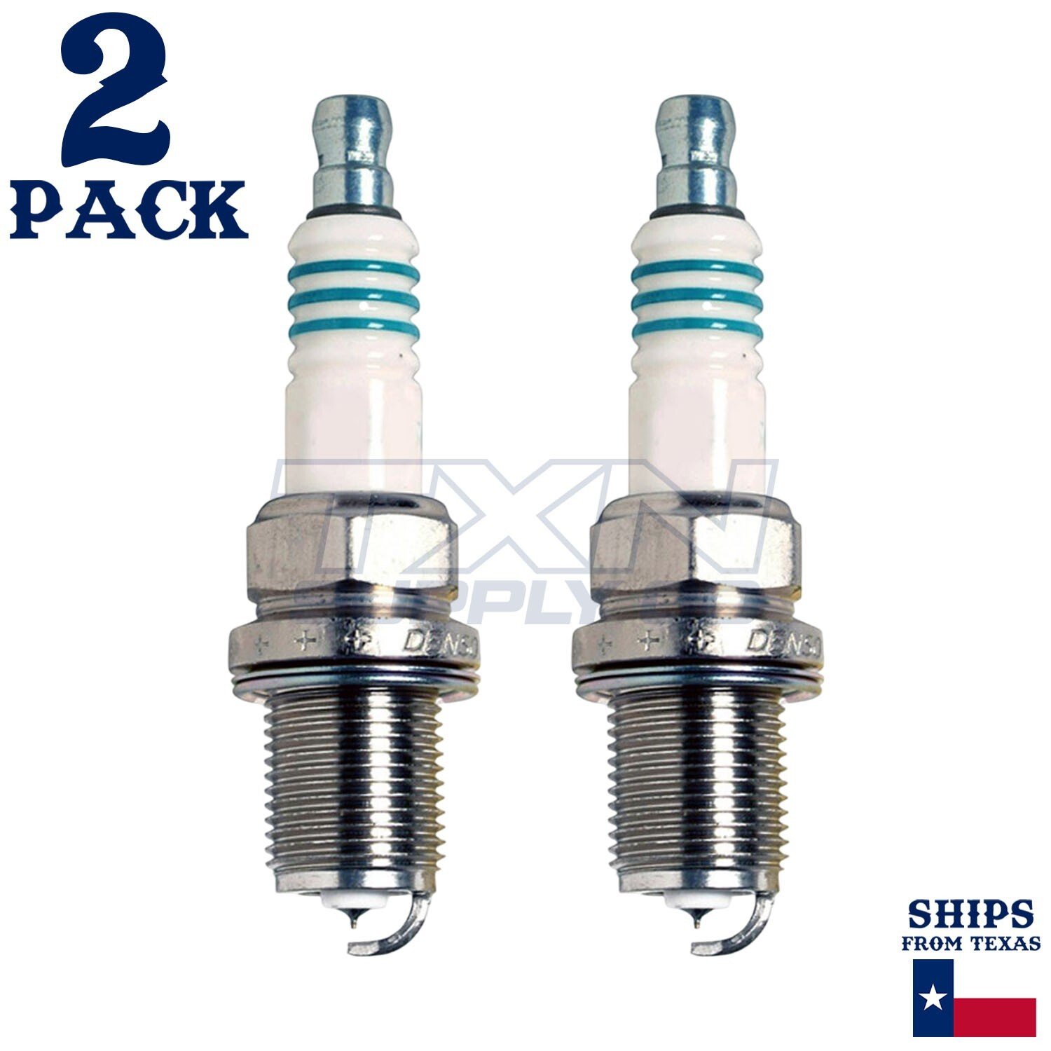2 Pack Denso 5304 Iridium Power Spark Plugs IK20 - Image 1