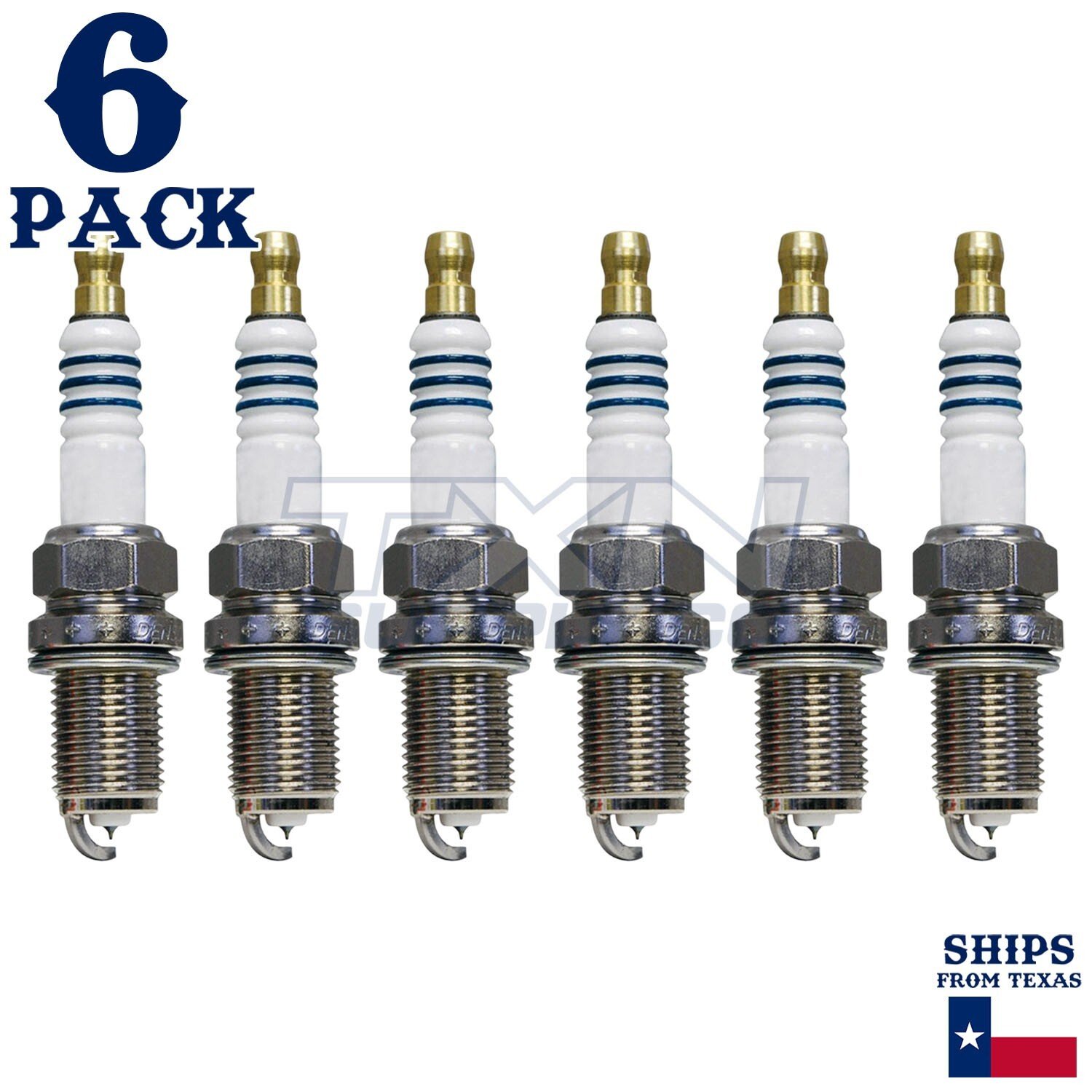 6 Pack Denso 5310 Iridium Power Spark Plugs IK22