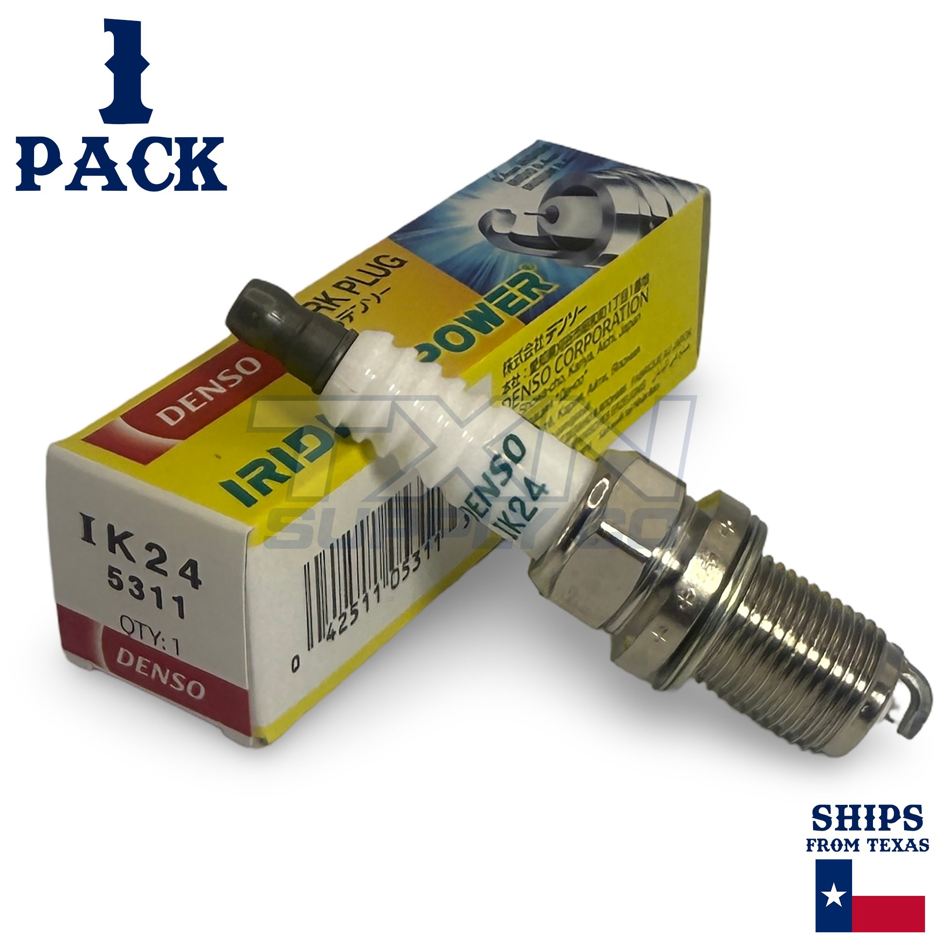 1 Pack Denso 5311 Iridium Power Spark Plug IK24 - Image 1