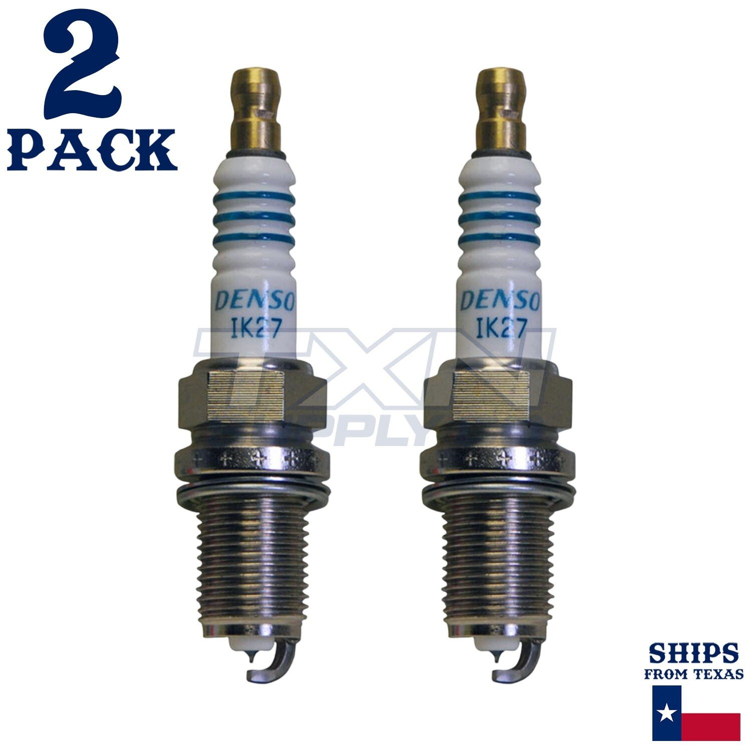 2 Pack Denso 5312 Iridium Power Spark Plugs IK27