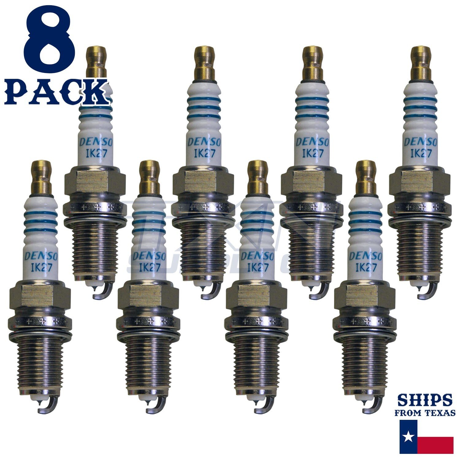 8 Pack Denso 5312 Iridium Power Spark Plugs IK27