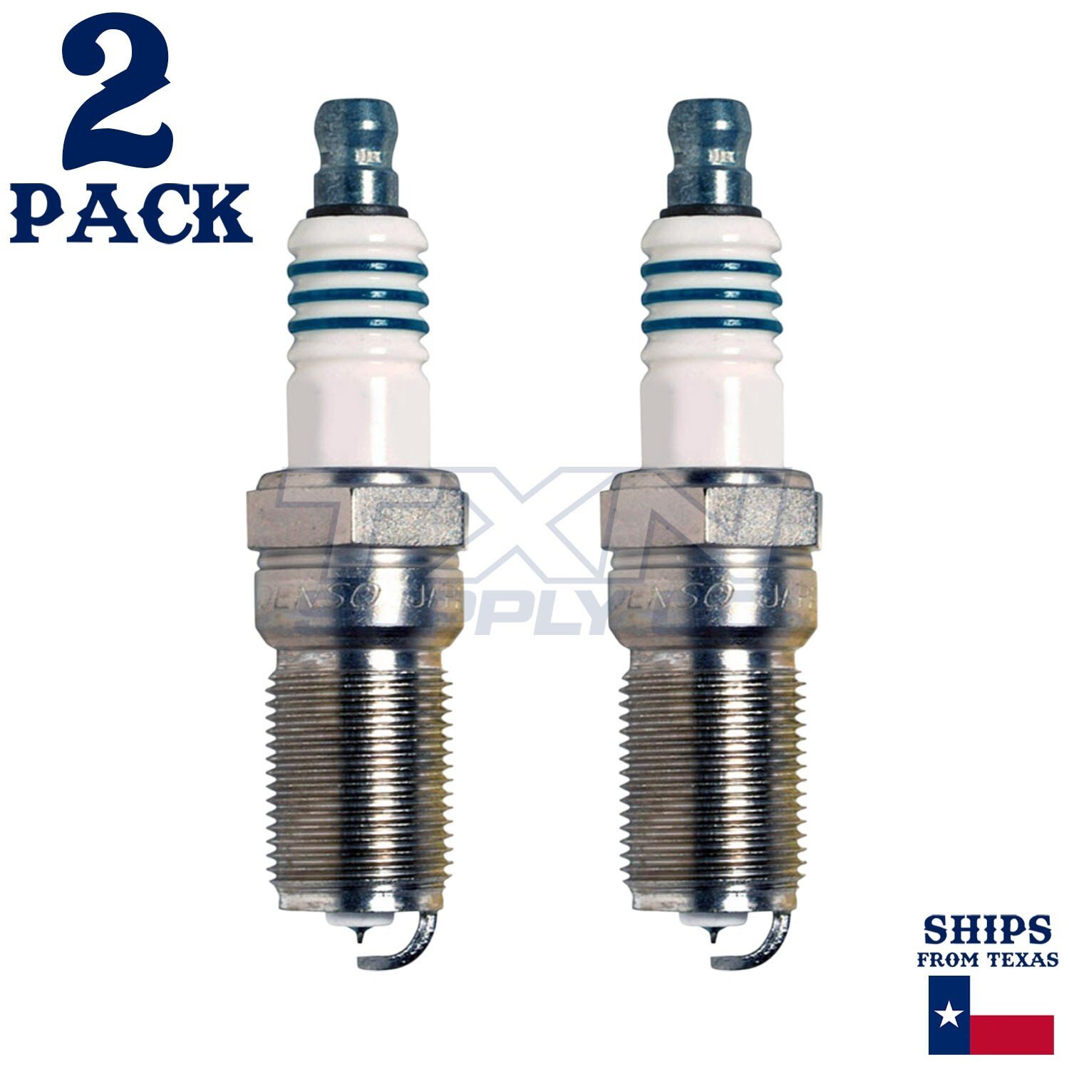 2 Pack Denso 5339 Iridium Power Spark Plugs ITV20 - Image 1