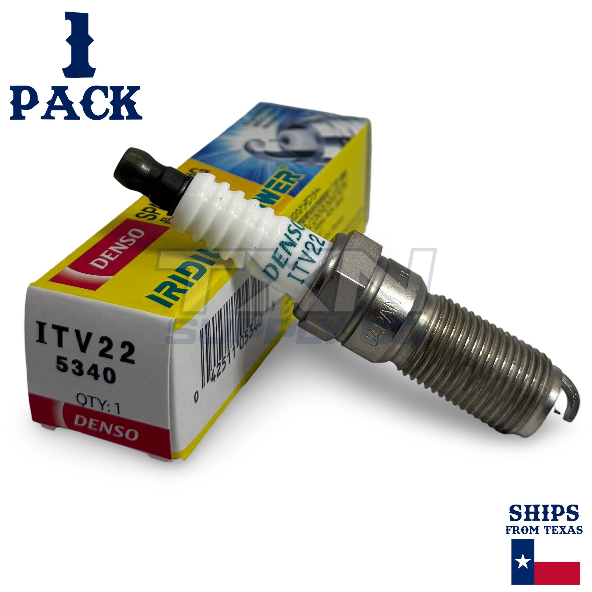 1 Pack Denso 5340 Iridium Power Spark Plug ITV22 - Image 1