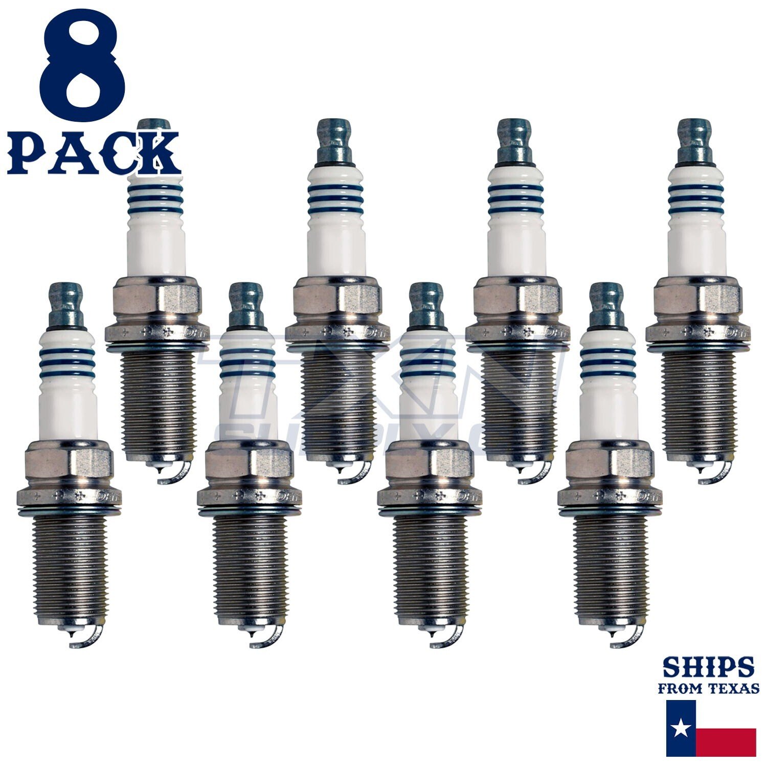 8 Pack Denso 5344 Iridium Power Spark Plugs IKH20