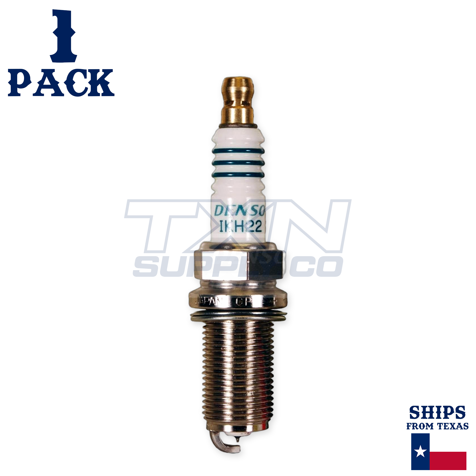 1 Pack Denso 5345 Iridium Power Spark Plug IKH22 - Image 1