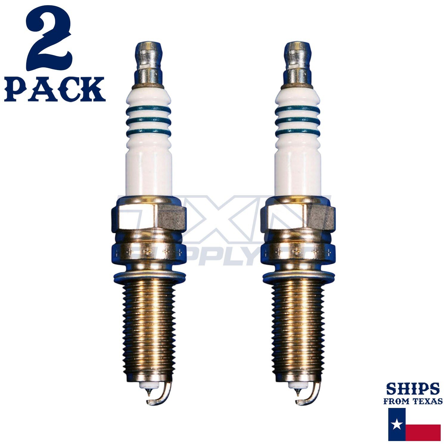 2 Pack Denso 5353 Iridium Power Spark Plugs IXUH22 - Image 1