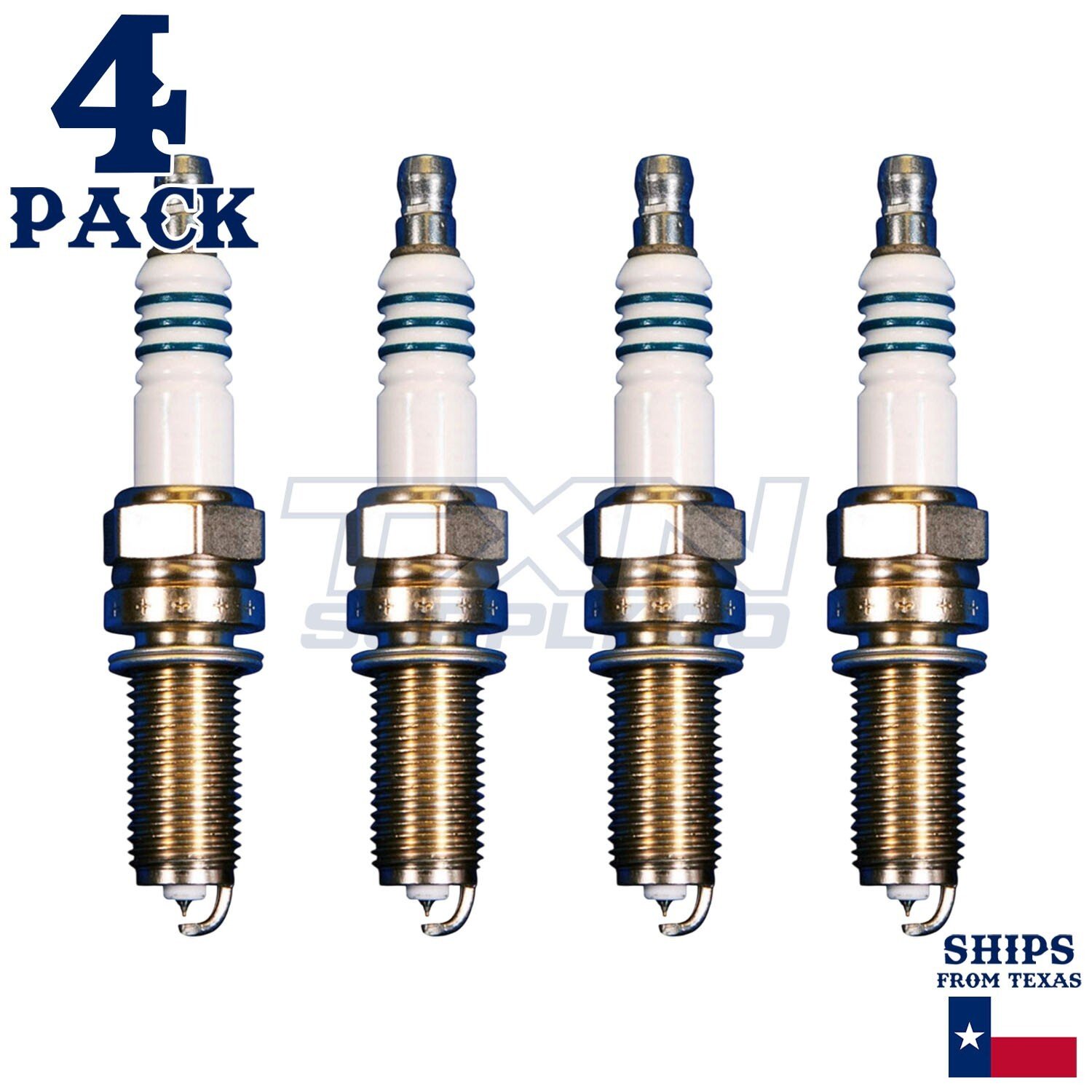 4 Pack Denso 5353 Iridium Power Spark Plugs IXUH22 - Image 1