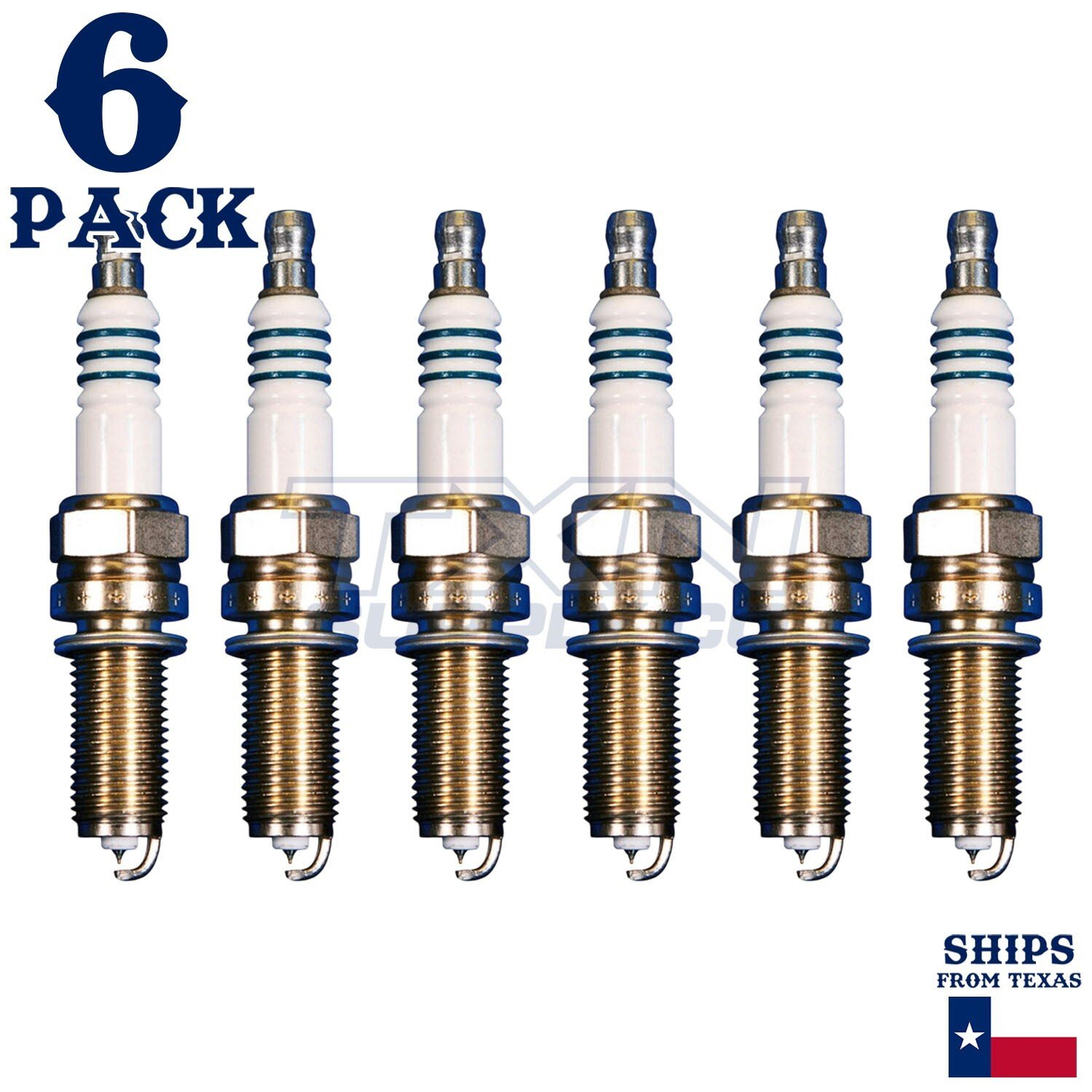6 Pack Denso 5353 Iridium Power Spark Plugs IXUH22 - Image 1