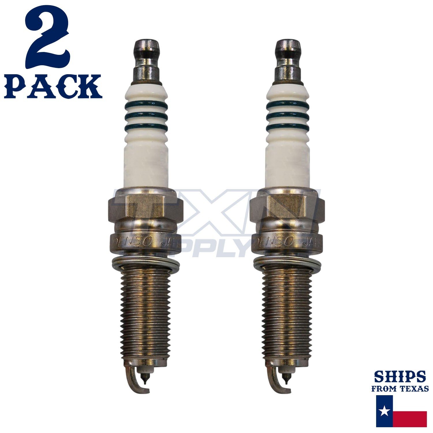 2 Pack Denso 5356 Iridium Power Spark Plugs IXUH22I - Image 2