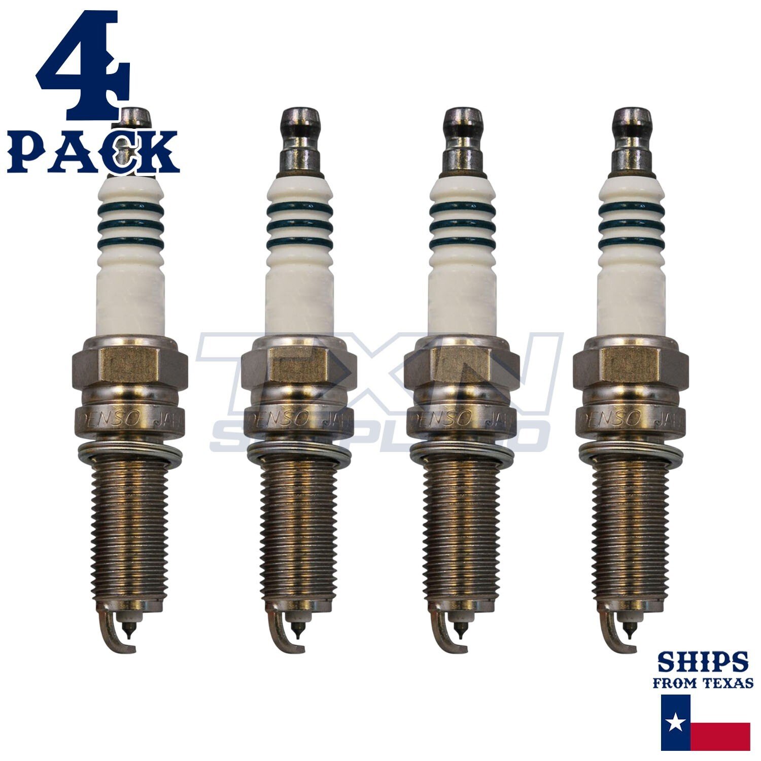 4 Pack Denso 5356 Iridium Power Spark Plugs IXUH22I - Image 2