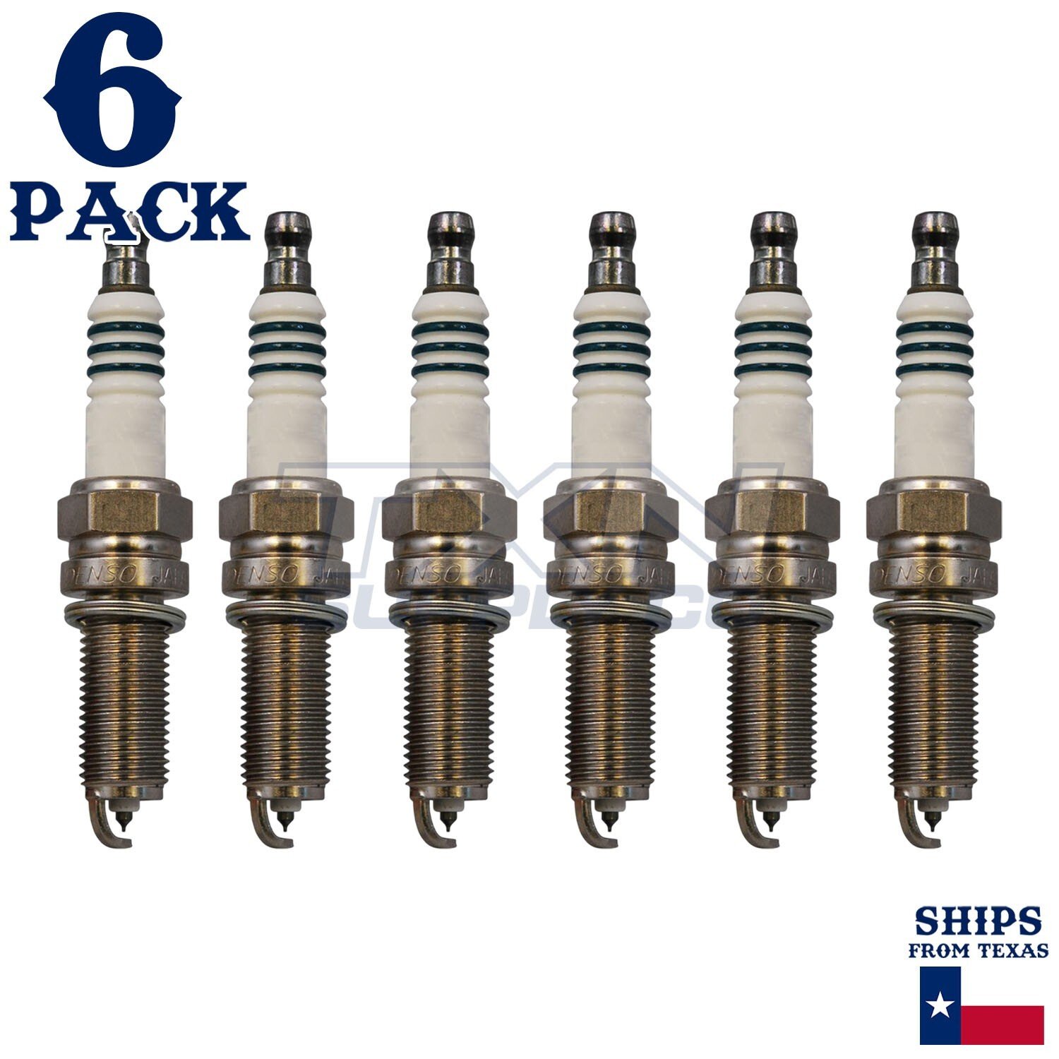 6 Pack Denso 5356 Iridium Power Spark Plugs IXUH22I - Image 2