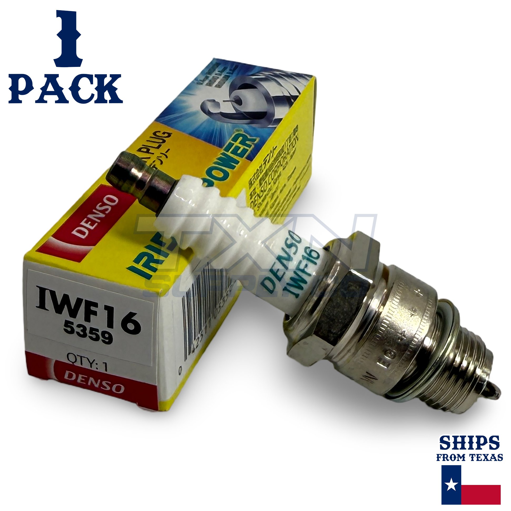 1 Pack Denso 5359 Iridium Power Spark Plug IWF16 - Image 1