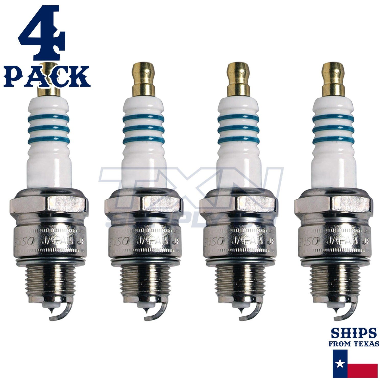 4 Pack Denso 5359 Iridium Power Spark Plugs IWF16 - Image 2
