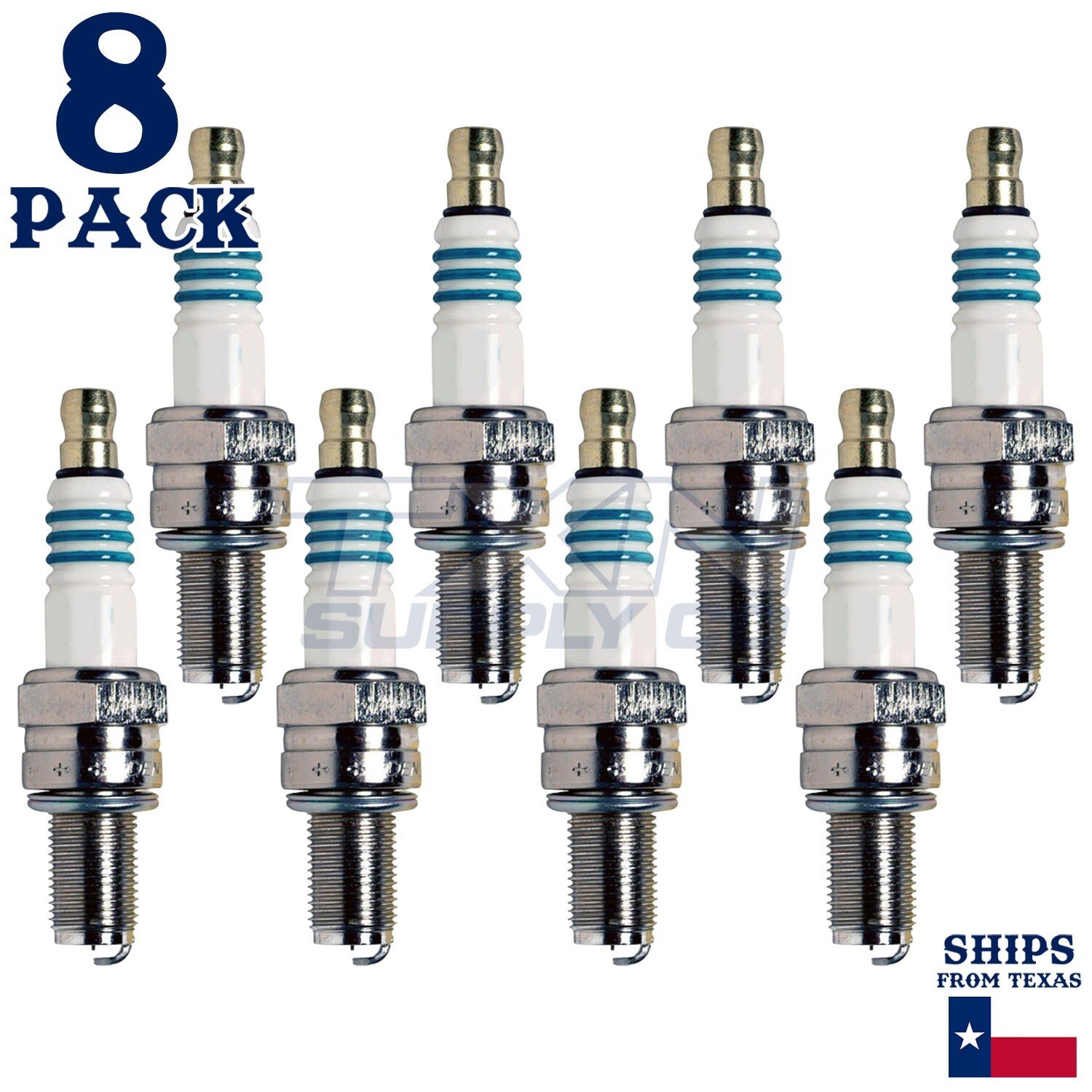 8 Pack Denso 5362 Iridium Power Spark Plugs IU24