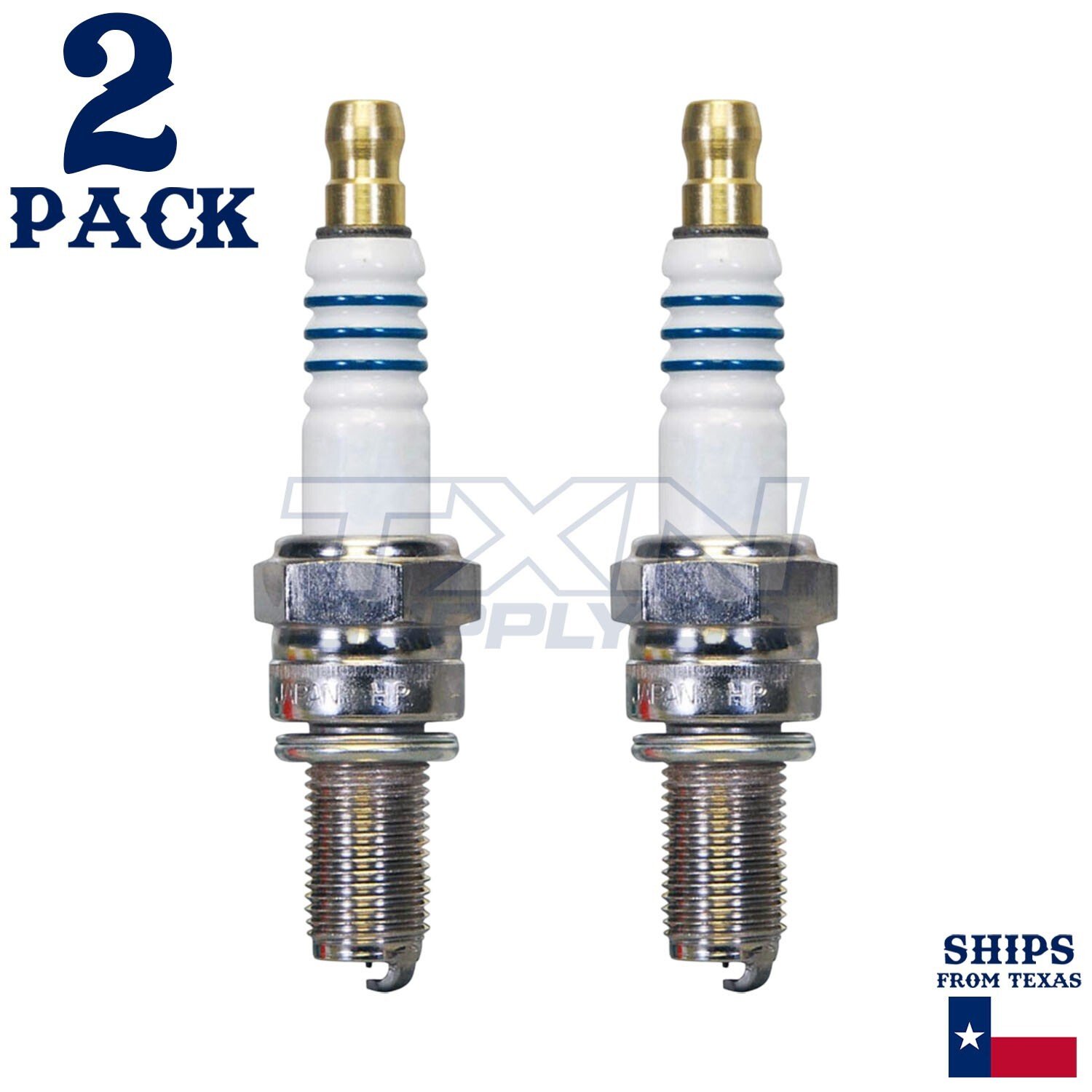 2 Pack Denso 5363 Iridium Power Spark Plugs IU27 - Image 1